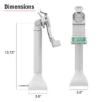 GDS® Uni-Conn™ 35,56 cm (14") Pedestal Dock met oplaadfunctie via PoE - Grijs - RAM Mounts RAM-GDS-DOCK-D11-14-U1E-GRY afbeelding 6