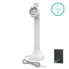 GDS® Uni-Conn™ 35,56 cm (14") Pedestal Dock met oplaadfunctie via PoE - Grijs - RAM Mounts RAM-GDS-DOCK-D11-14-U3E-GRY afbeelding 1