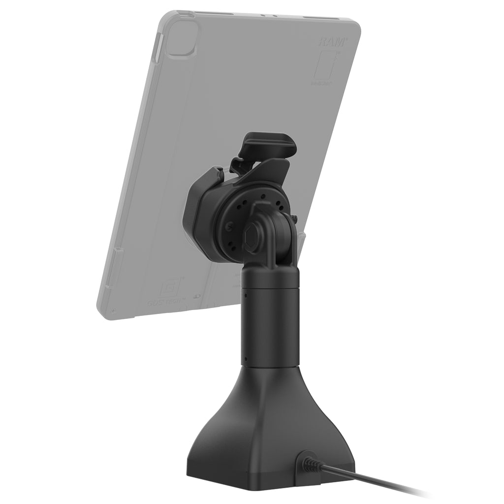 GDS® Uni-Conn™ 17,78 cm (7") Pedestal Dock met oplaadfunctie via PoE - RAM Mounts RAM-GDS-DOCK-D11-7-U3E afbeelding 3