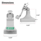 GDS® Uni-Conn™ Kantel- en Draai Kiosk Dock met oplaadfunctie via USB-C + Data - Grijs - RAM Mounts RAM-GDS-DOCK-D14-U1C-2A-GRY afbeelding 6
