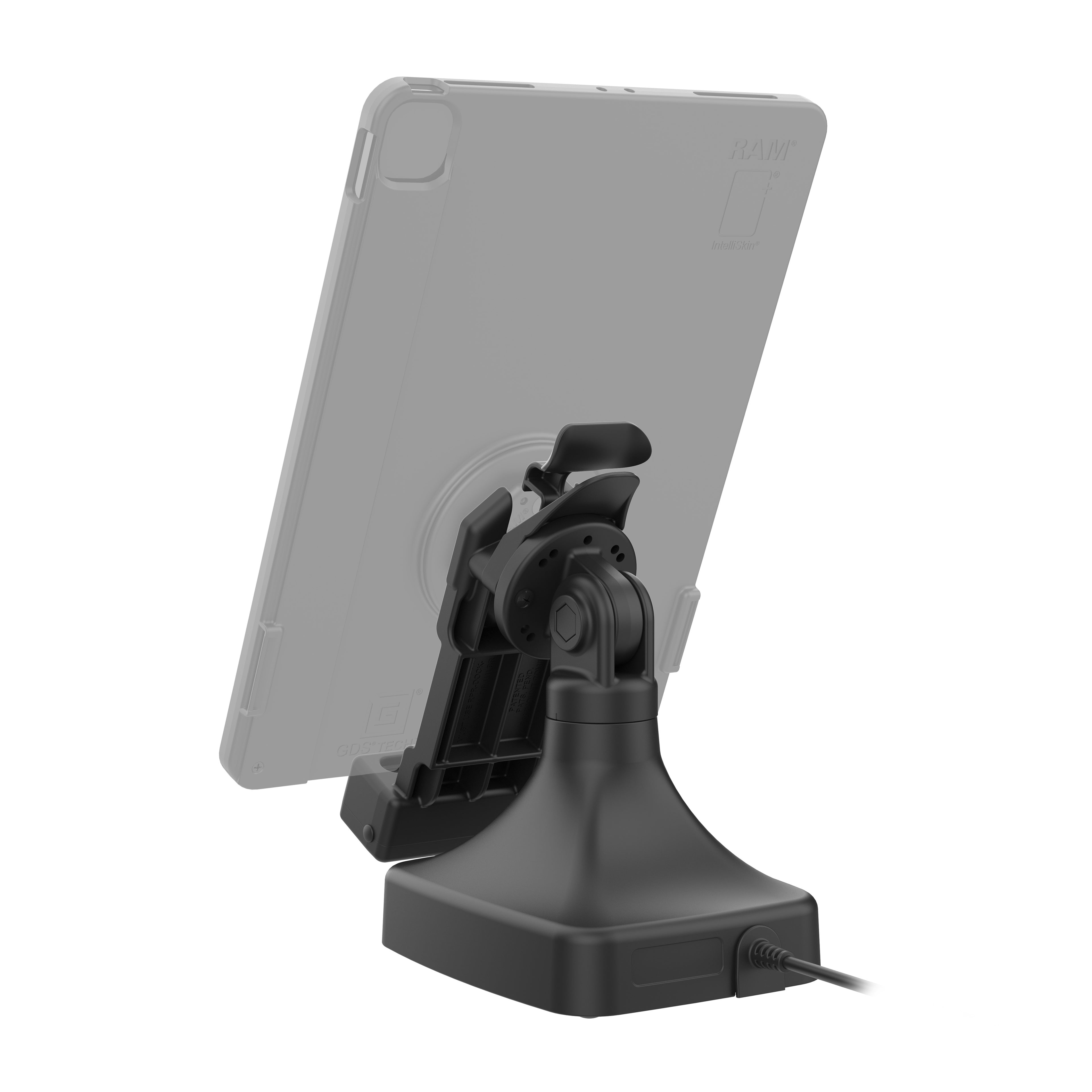 GDS® Uni-Conn™ Kantel- en Draai Kiosk dock met oplaadfunctie via USB-C - RAM Mounts RAM-GDS-DOCK-D14-U1C afbeelding 3