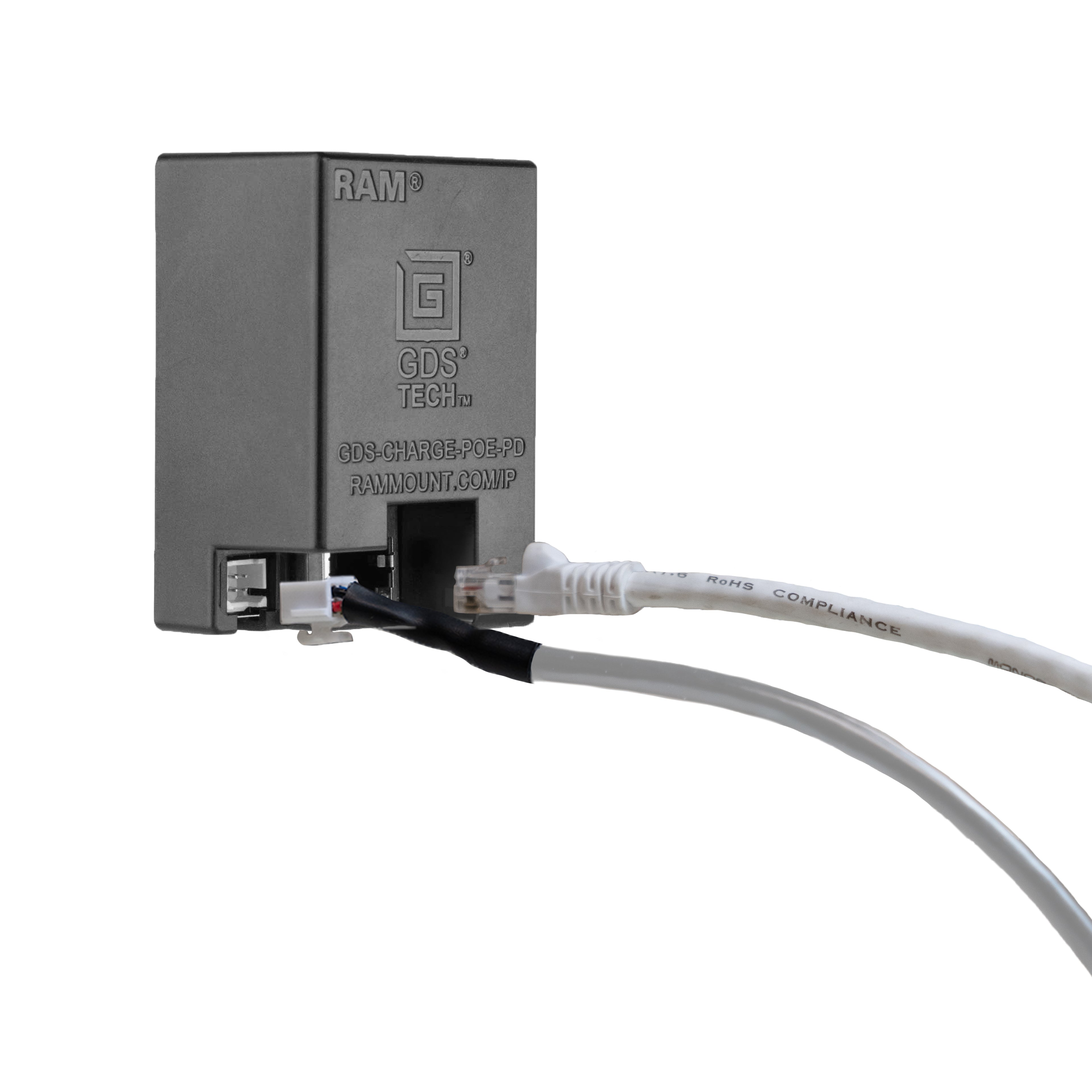GDS® Uni-Conn™ Kantel- en Draai Kiosk Dock met oplaadfunctie via PoE + Data - Grijs - RAM Mounts RAM-GDS-DOCK-D14-U1E-2A-GRY afbeelding 6