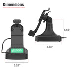 GDS® Uni-Conn™ Kantel- en Draai Kiosk Dock met oplaadfunctie via PoE + Data - RAM Mounts RAM-GDS-DOCK-D14-U1E-2A afbeelding 7