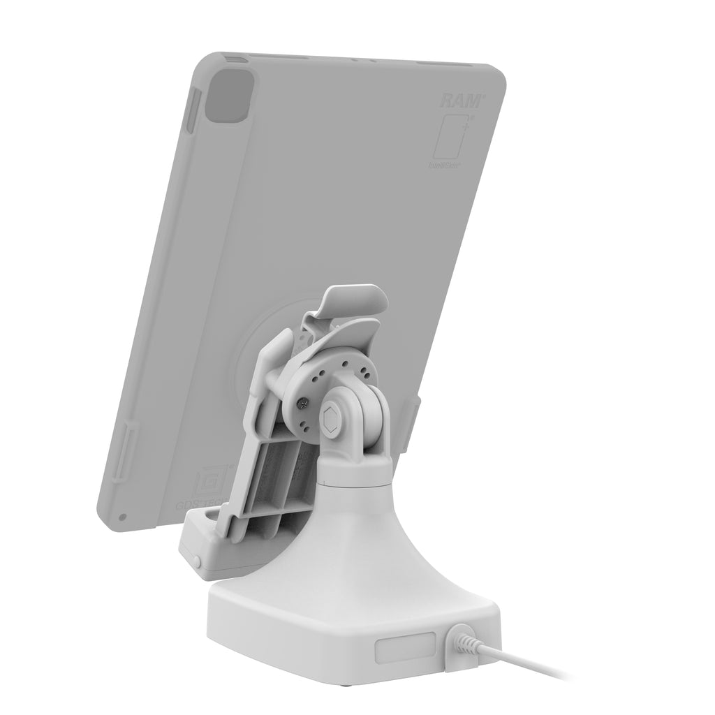 GDS® Uni-Conn™ Kantel en Draai Kiosk Dock met oplaadfunctie via PoE - Grijs - RAM Mounts RAM-GDS-DOCK-D14-U1E-GRY afbeelding 4