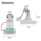 GDS® Uni-Conn™ Kantel en Draai Kiosk Dock met oplaadfunctie via PoE - Grijs - RAM Mounts RAM-GDS-DOCK-D14-U1E-GRY afbeelding 7