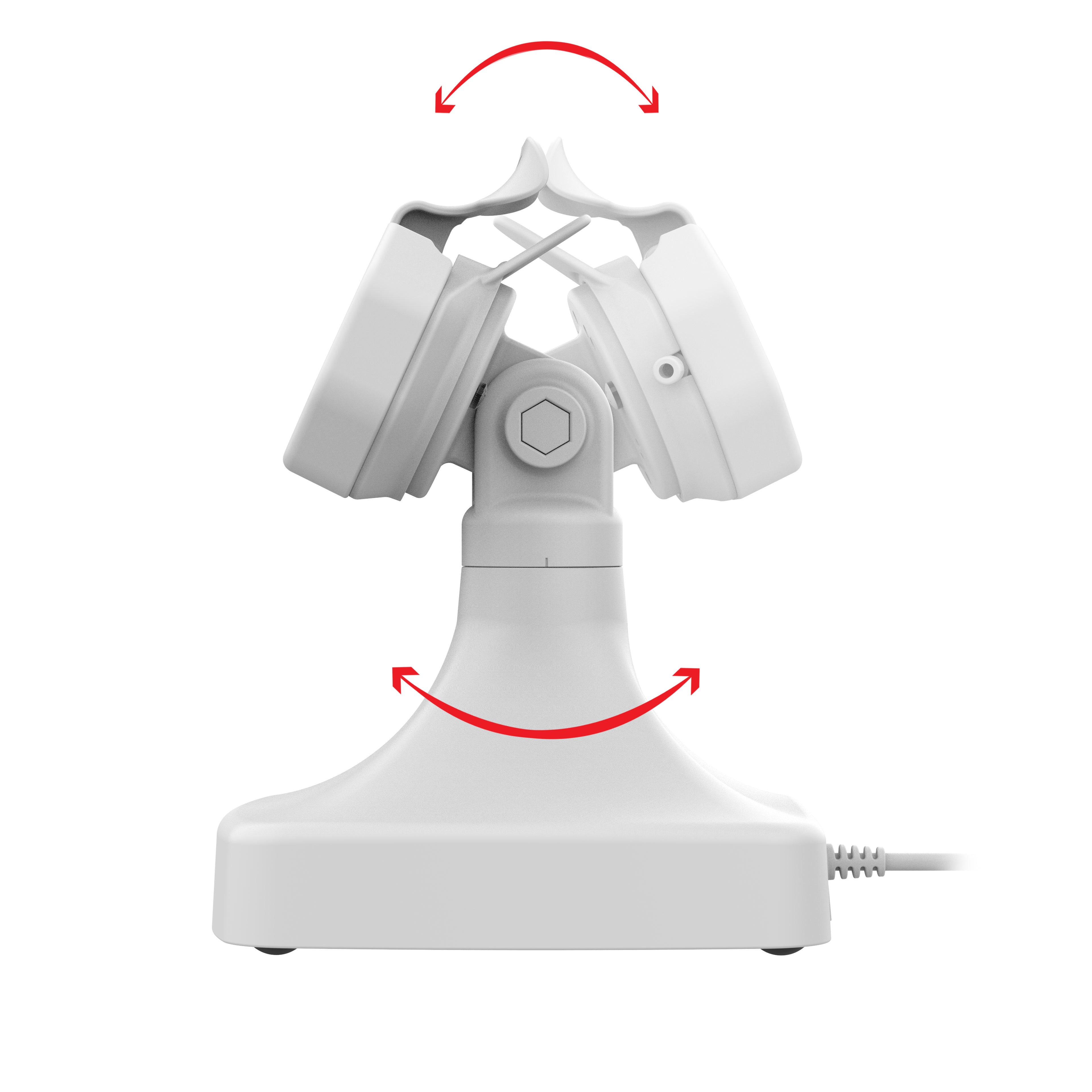 GDS® Uni-Conn™ Kantel- en Draai Kiosk Dock met oplaadfunctie via USB-C + Data - Grijs - RAM Mounts RAM-GDS-DOCK-D14-U3C-2A-GRY afbeelding 3