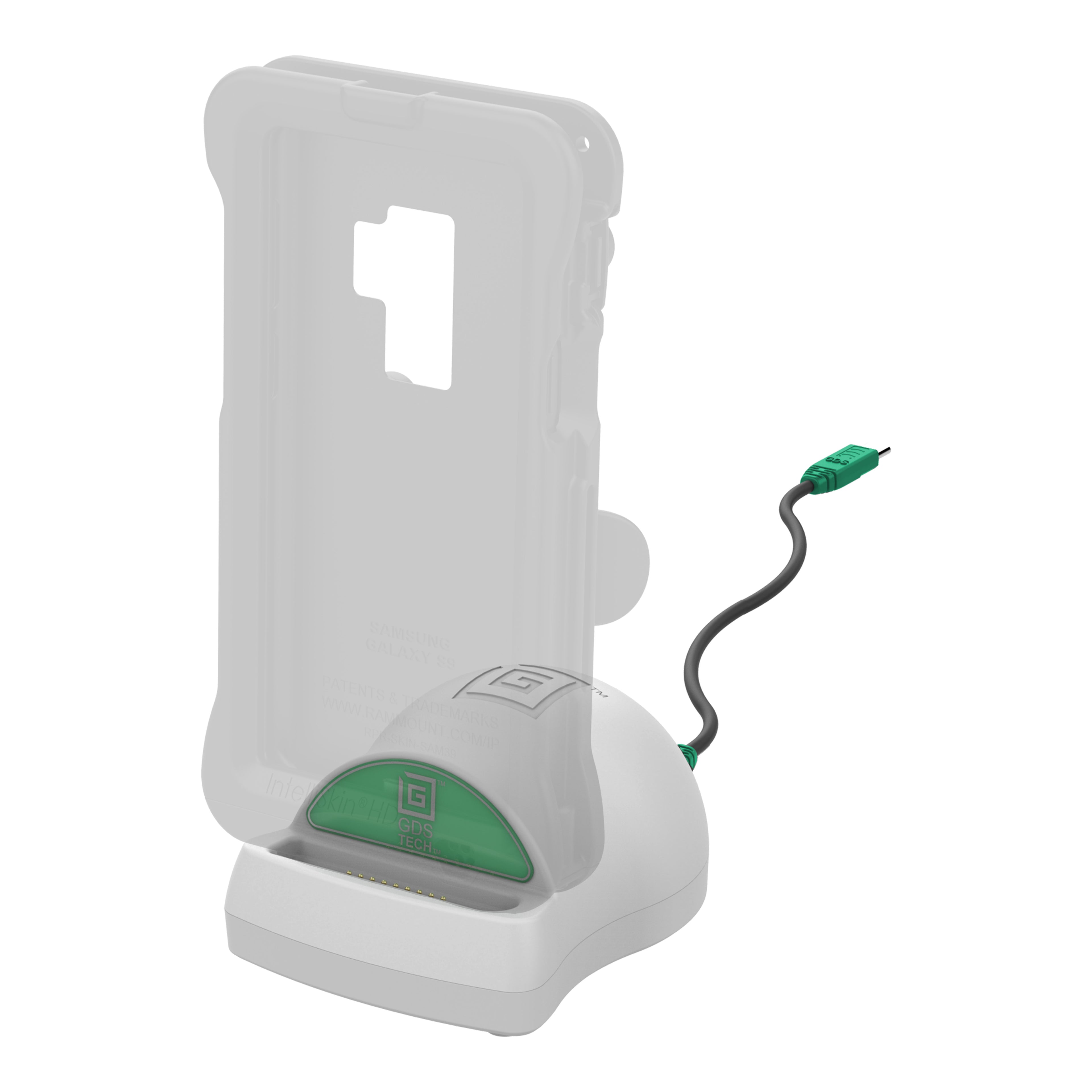 GDS® Desktop Dock met Power Delivery + DeX Support (Origineel) - Grijs - RAM Mounts RAM-GDS-DOCK-D2CMU-GRY afbeelding 4