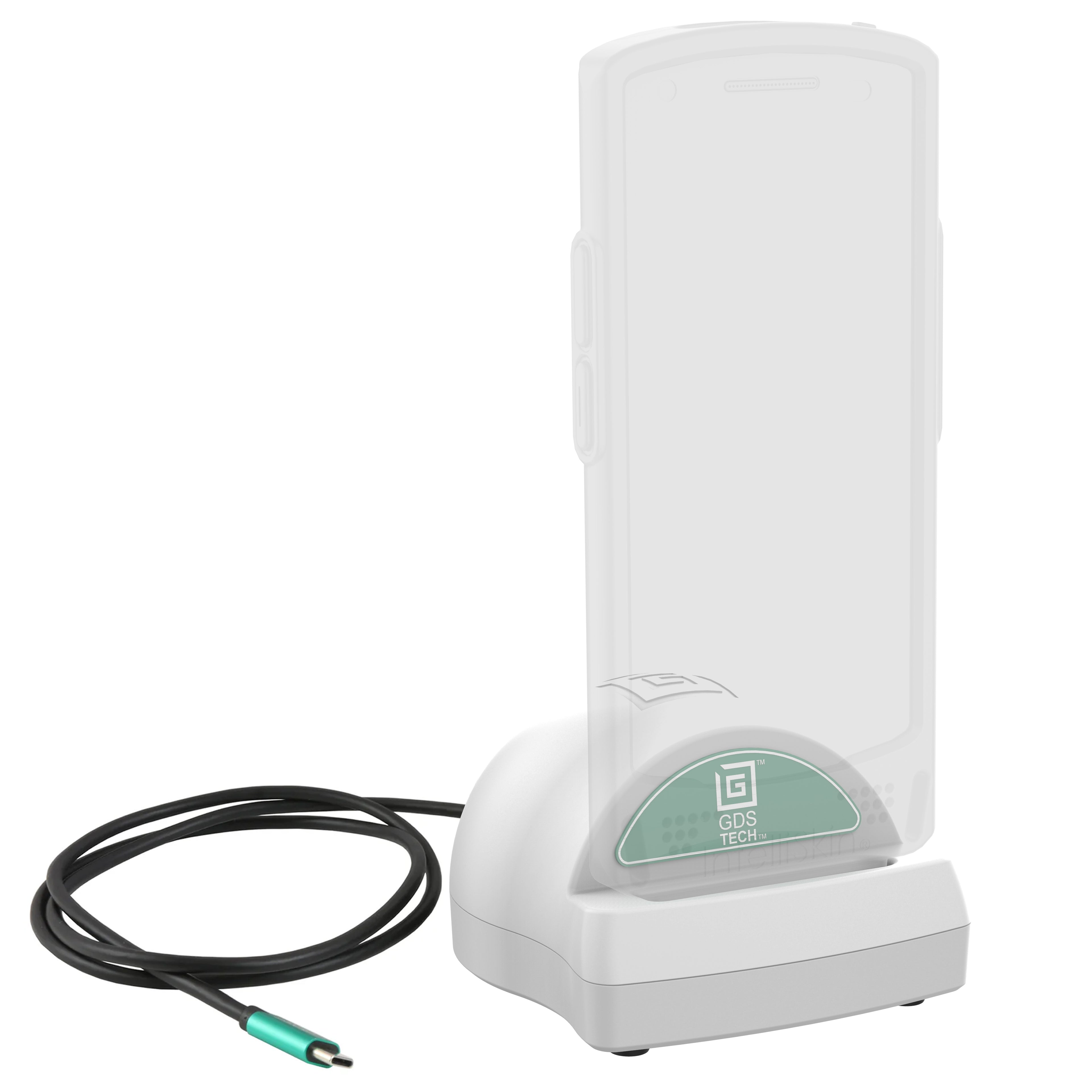 GDS® Desktop Dock met Power Delivery - Kleine tablets en telefoons - Grijs - RAM Mounts RAM-GDS-DOCK-D7U-GRY afbeelding 2