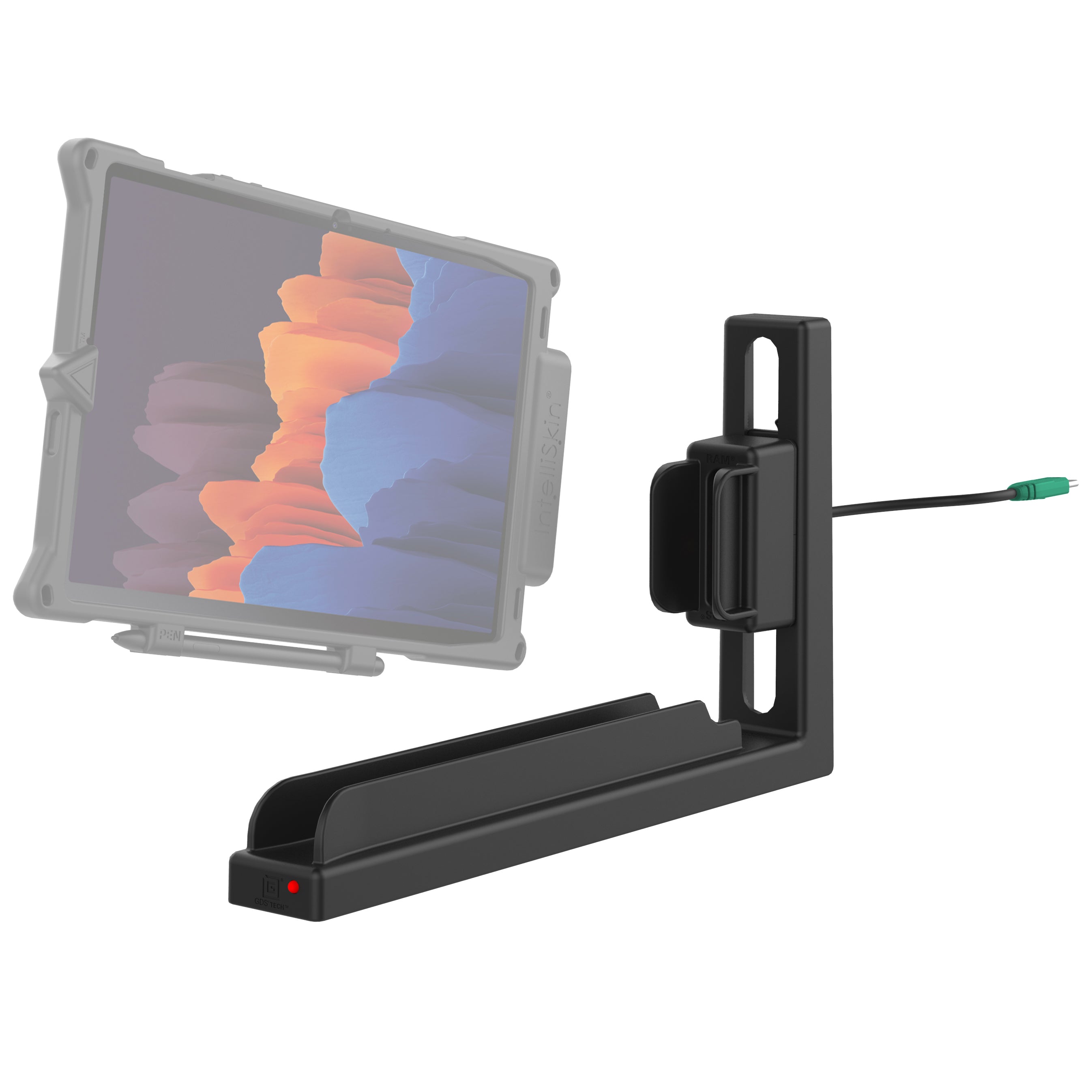 GDS® Slide Dock™ met opladen & Magnetische Basis - RAM Mounts RAM-GDS-DOCK-G7M-8-NGU afbeelding 2