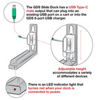 GDS® Slide Dock™ met opladen & Magnetische Basis - RAM Mounts RAM-GDS-DOCK-G7M-8-NGU afbeelding 6