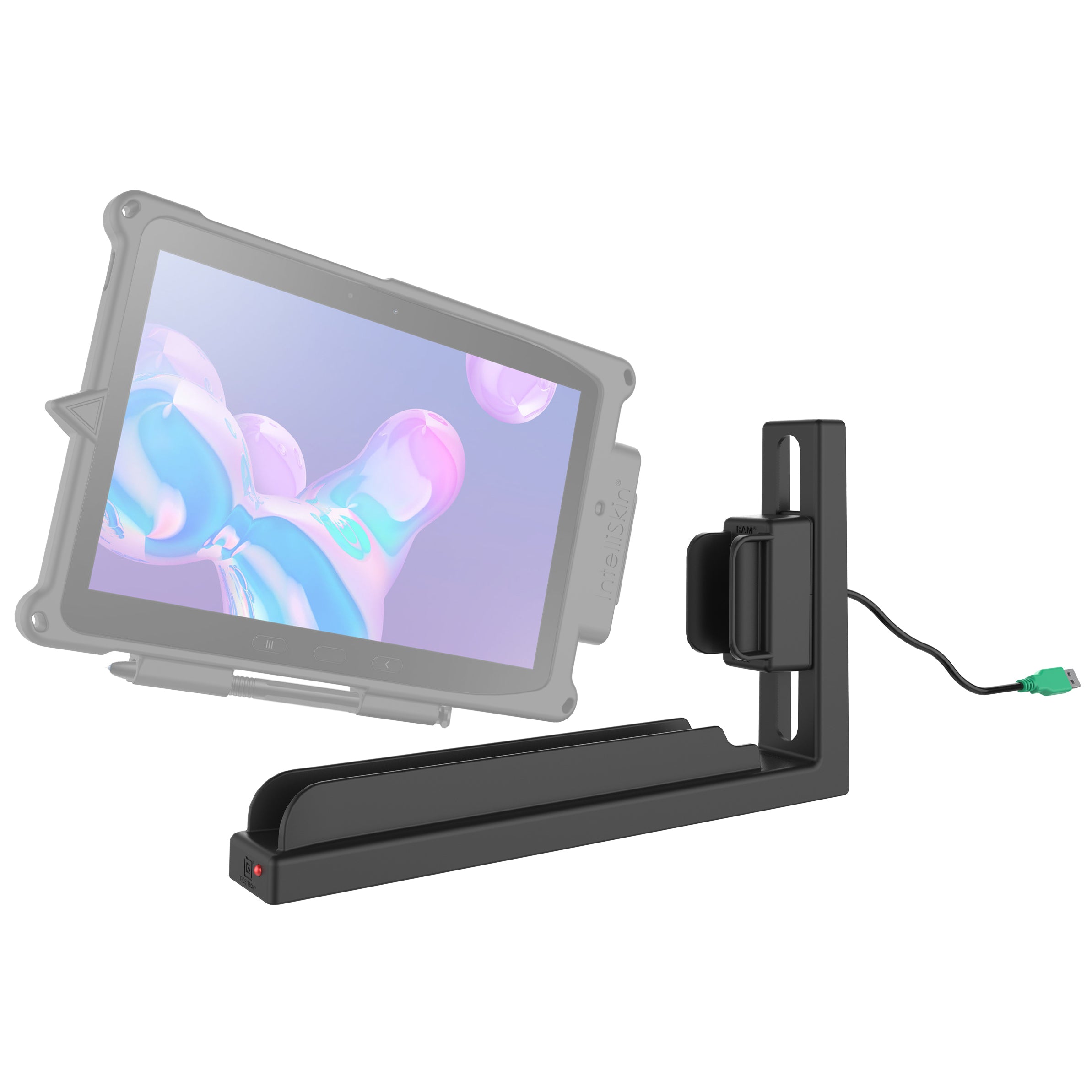 GDS® Slide Dock™ met Drill Down Attachment voor IntelliSkin® Next Gen - RAM Mounts RAM-GDS-DOCK-G7-NGU afbeelding 2