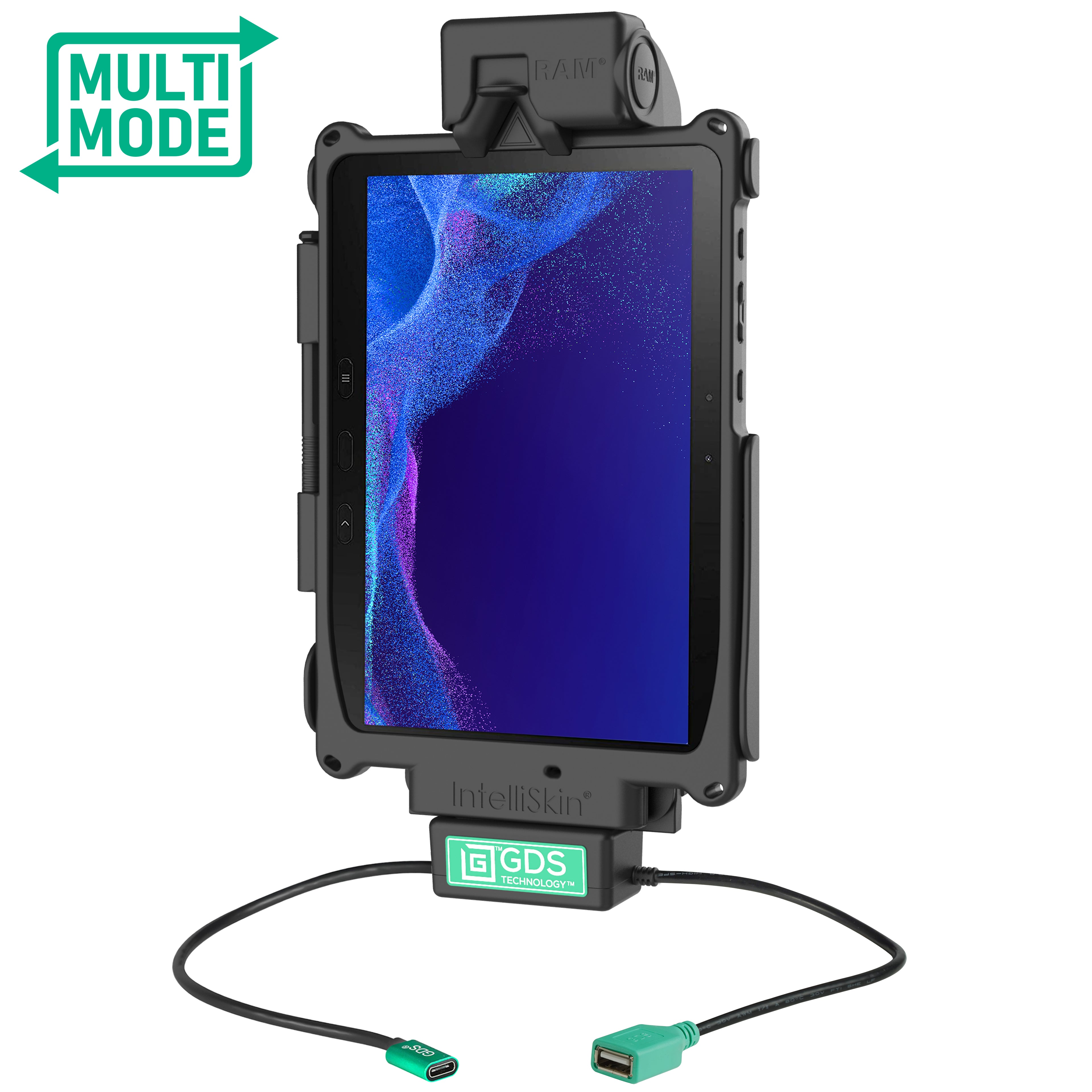 GDS® Tough-Dock™ met Multi-Mode voor Tab Active5 Pro & 4 Pro - RAM Mounts RAM-GDS-DOCK-SAM54N-MMU afbeelding 1