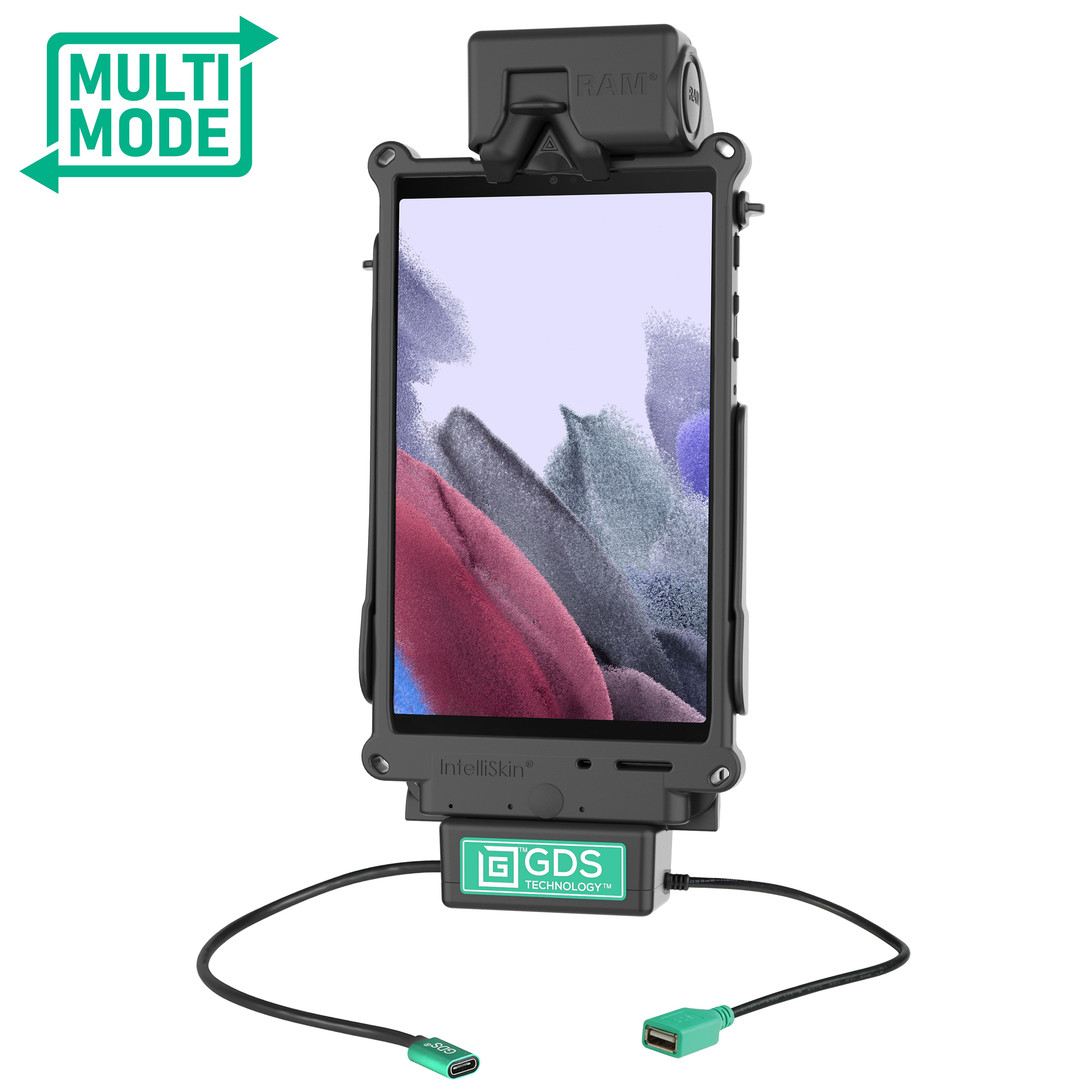 GDS® Tough-Dock™ met Multi-Mode voor Samsung Tab A11 & Tab A9 - RAM Mounts RAM-GDS-DOCK-SAM80-MMU afbeelding 1