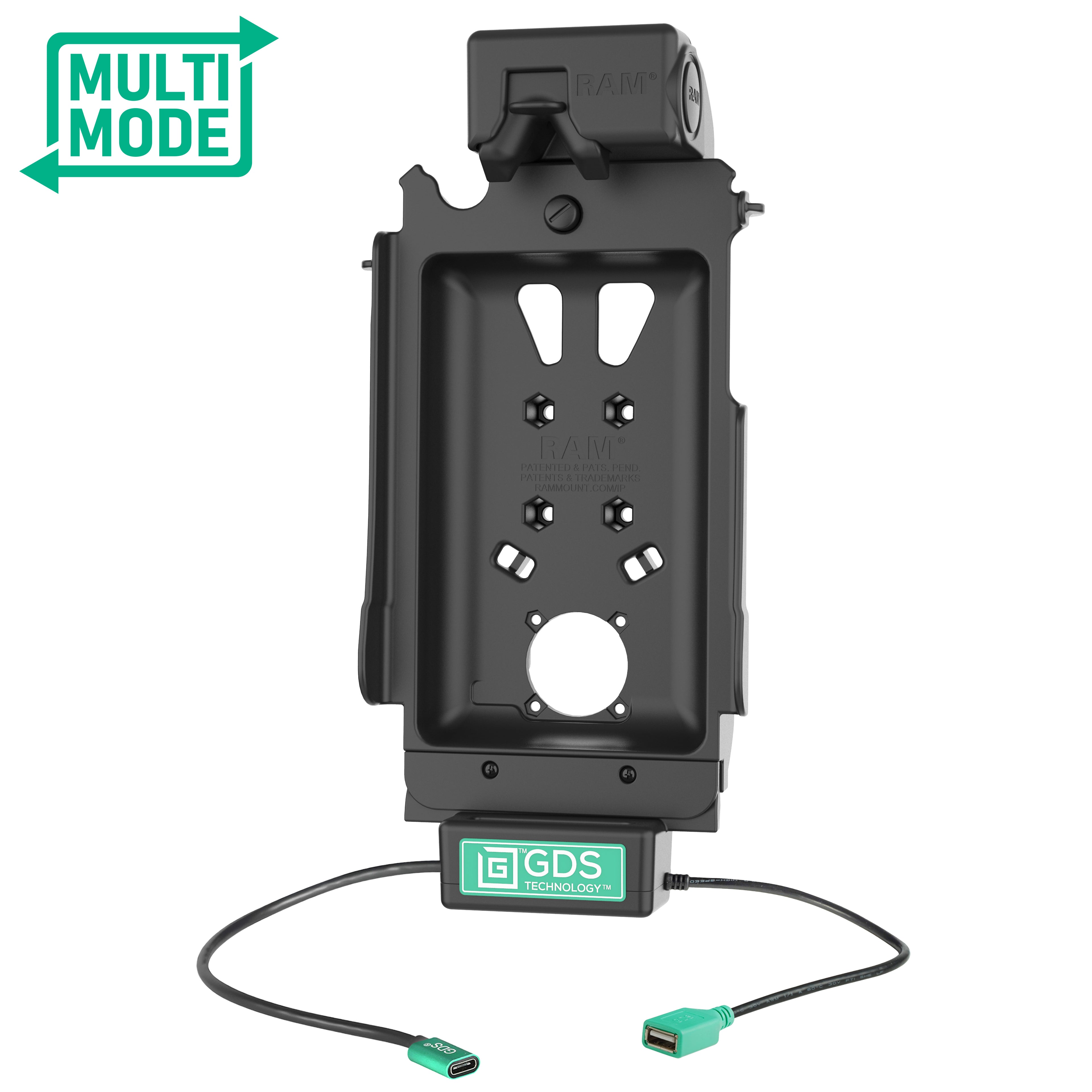 GDS® Tough-Dock™ met Multi-Mode voor Samsung Tab A11 & Tab A9 - RAM Mounts RAM-GDS-DOCK-SAM80-MMU afbeelding 2