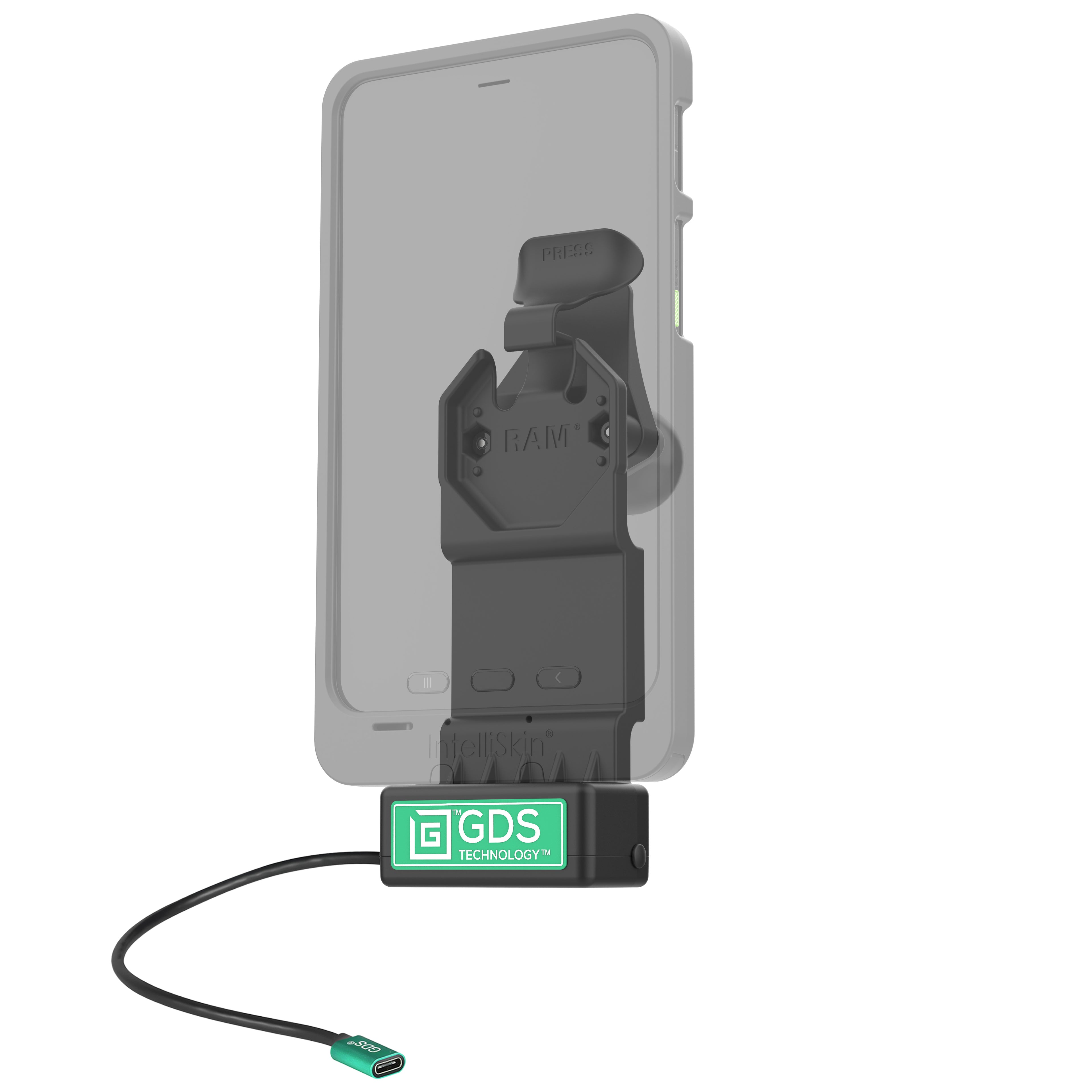 GDS® Uni-Conn™ Dock met ontgrendelingshendel - RAM Mounts RAM-GDS-DOCK-U1CPU afbeelding 2