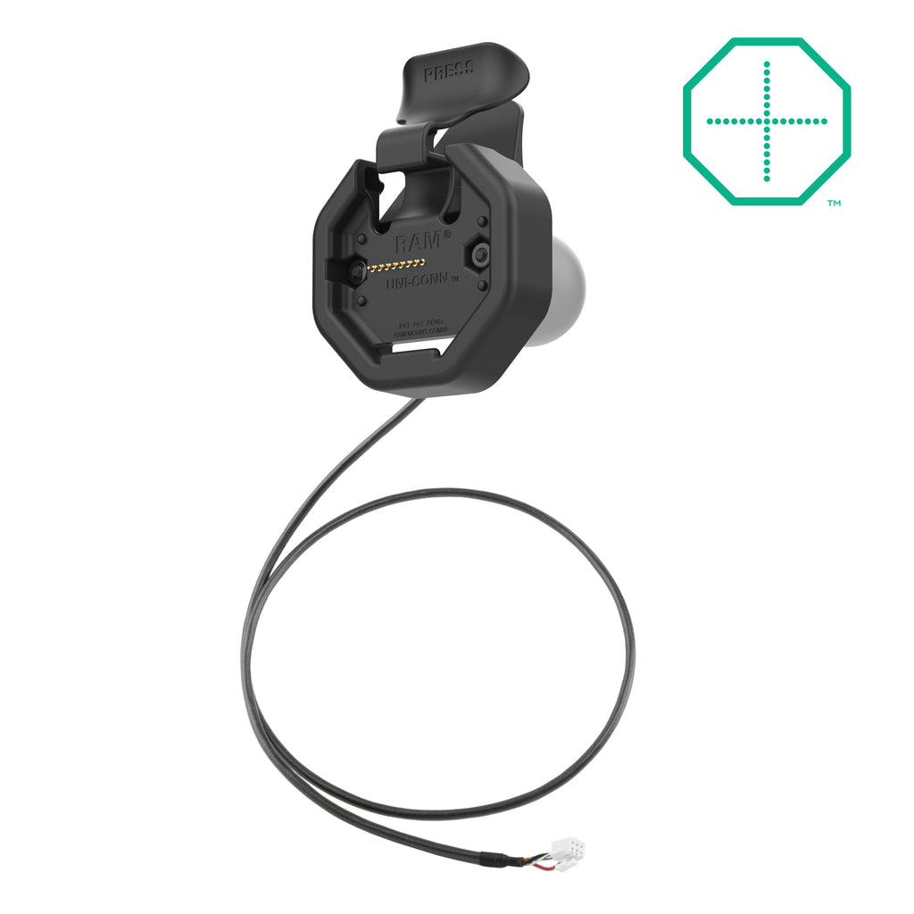 GDS® Uni-Conn™ Gegoten ingebouwd dok met JST-connector - RAM Mounts RAM-GDS-DOCK-U3JPU afbeelding 1