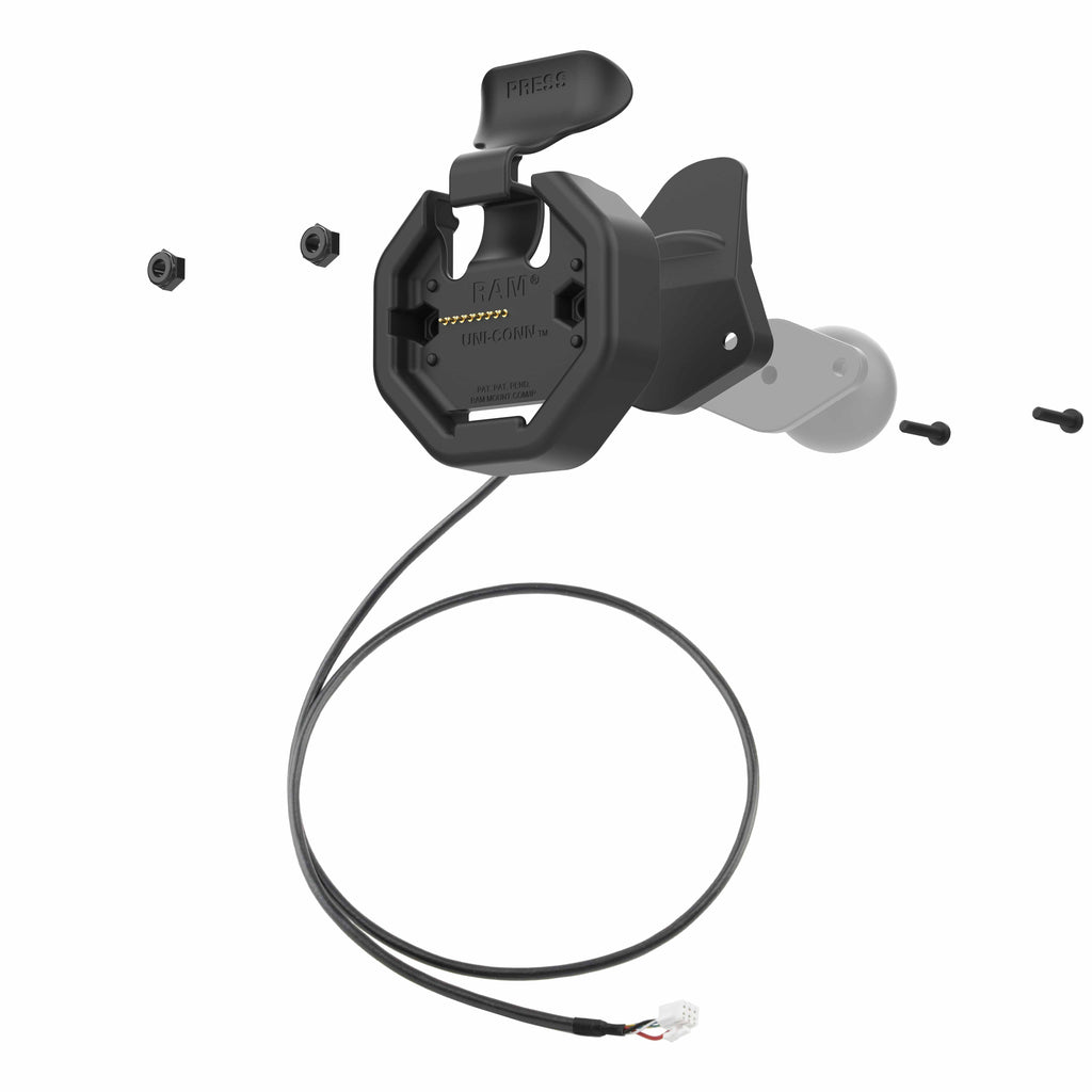 GDS® Uni-Conn™ Gegoten ingebouwd dok met JST-connector - RAM Mounts RAM-GDS-DOCK-U3JPU afbeelding 2