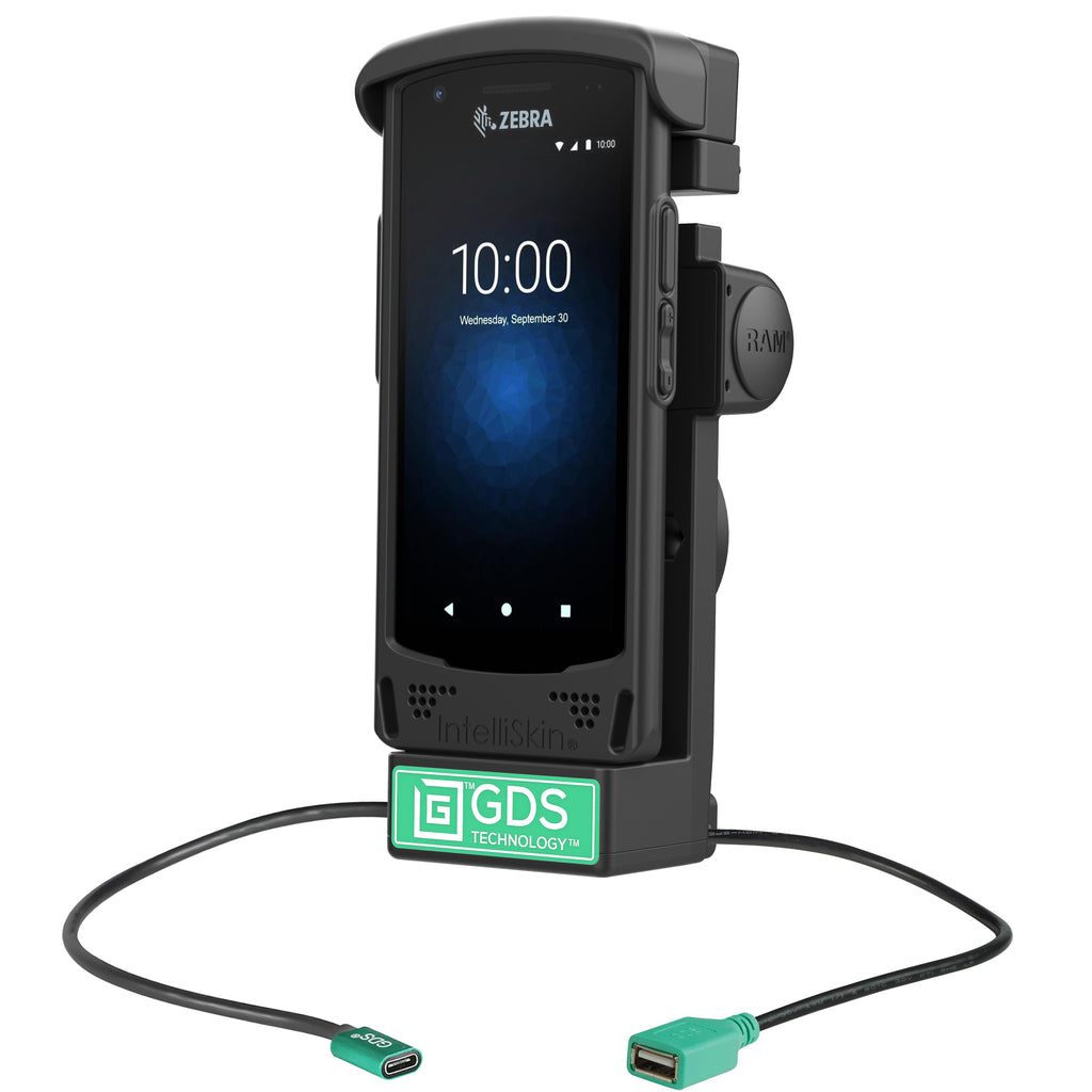 GDS® Aangedreven Dock + USB-A voor Zebra EC50/55 - RAM Mounts RAM-GDS-DOCK-V12-ZE16CPDU afbeelding 1