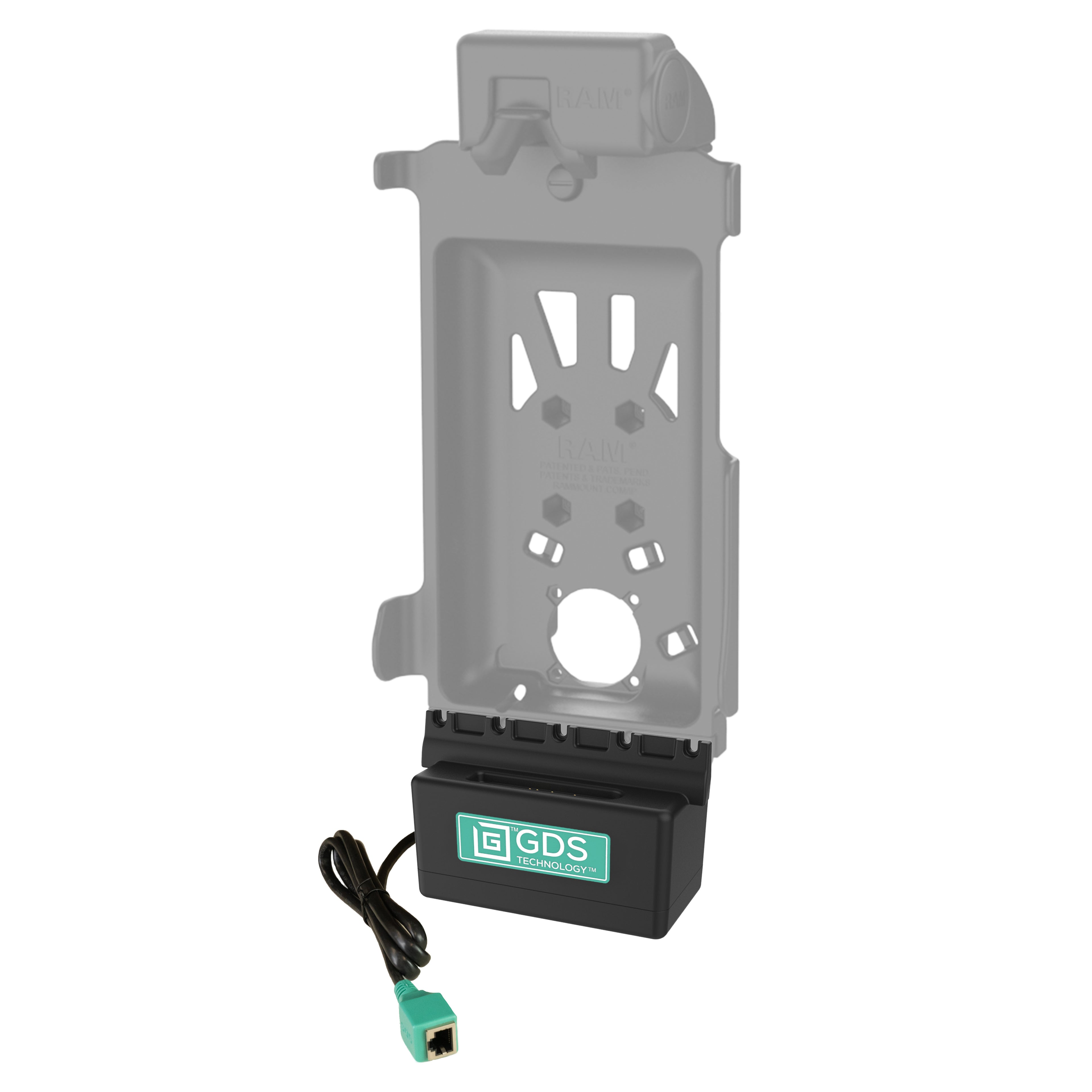 GDS® PoE Dock Cup voor IntelliSkin® Next Gen Tablets - RAM Mounts RAM-GDS-DOCK-V14PU afbeelding 2