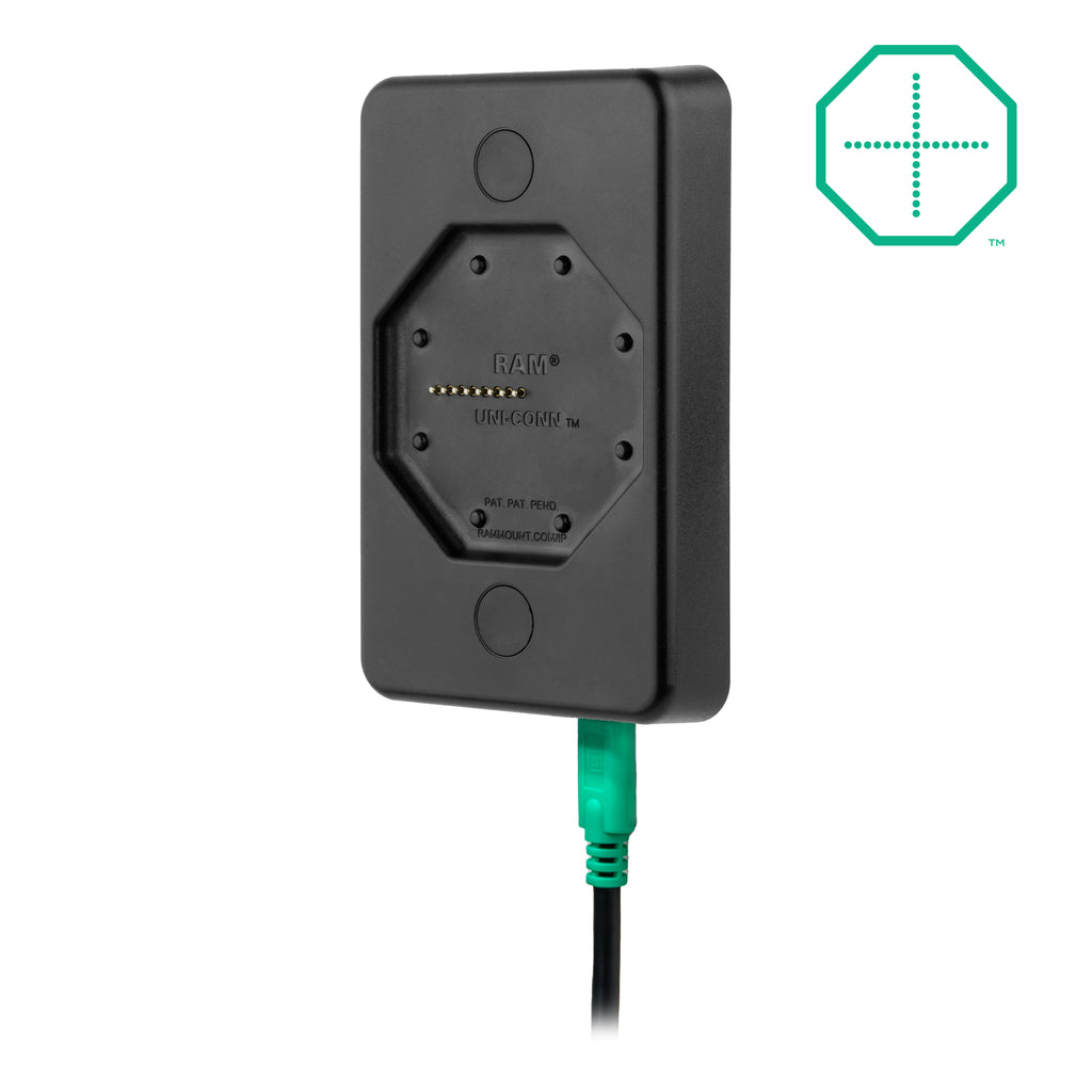 GDS uni conntrade wanddock met oplaadfunctie via USB-C - RAM Mounts RAM-GDS-DOCK-W4-CU