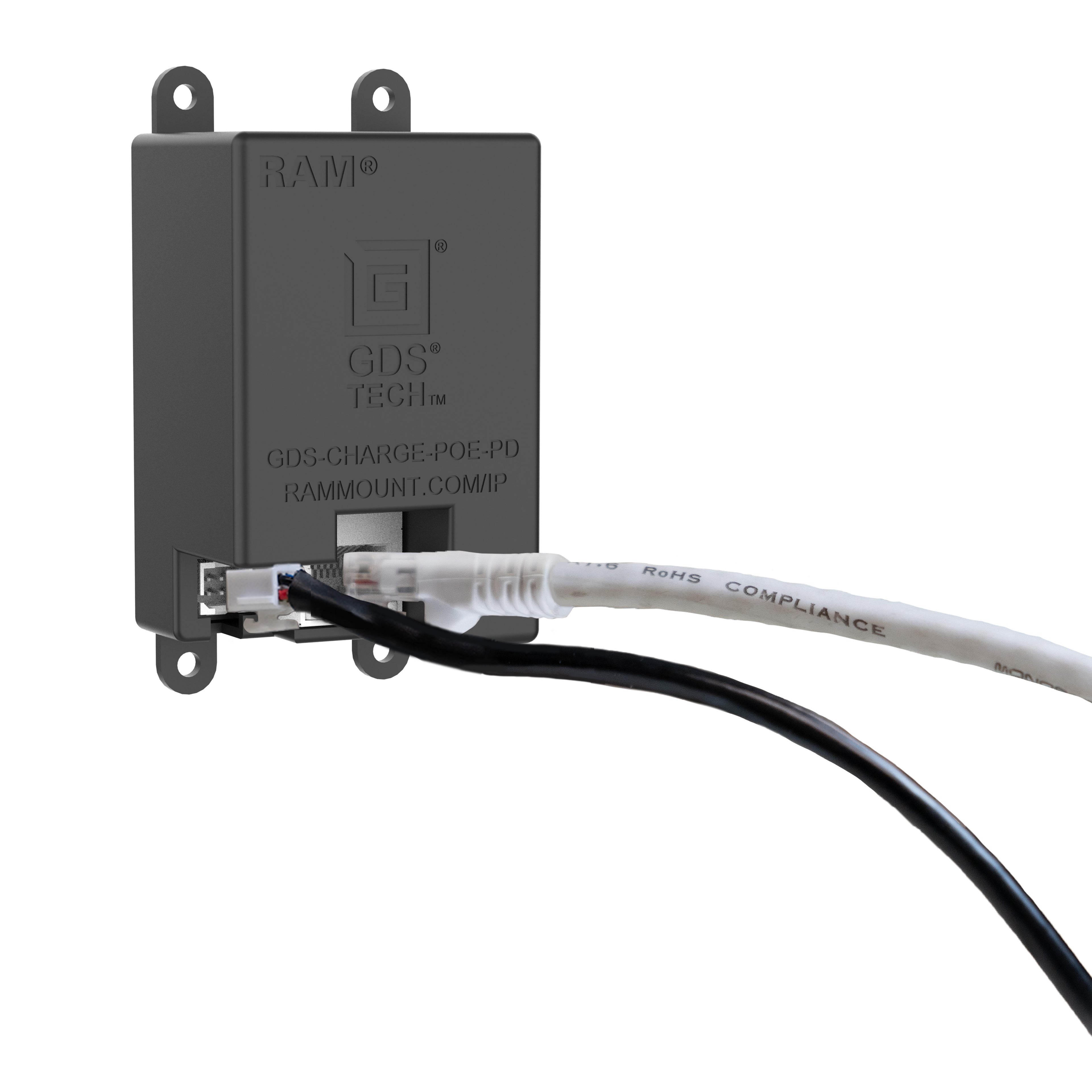 GDS® Uni-Conn™ Geg compañu Laag Profiel Muur Dock met PoE (Europese Stopcontacten) - RAM Mounts RAM-GDS-DOCK-W8-POEU afbeelding 3