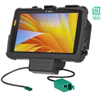 GDS® met oplaadfunctie + Dubbele USB oplaadstation voor Zebra ET10,16 cm (4") X 20,32 cm (8") met IntelliSkin® - RAM Mounts RAM-GDS-DOCK-ZE20PD2U afbeelding 1