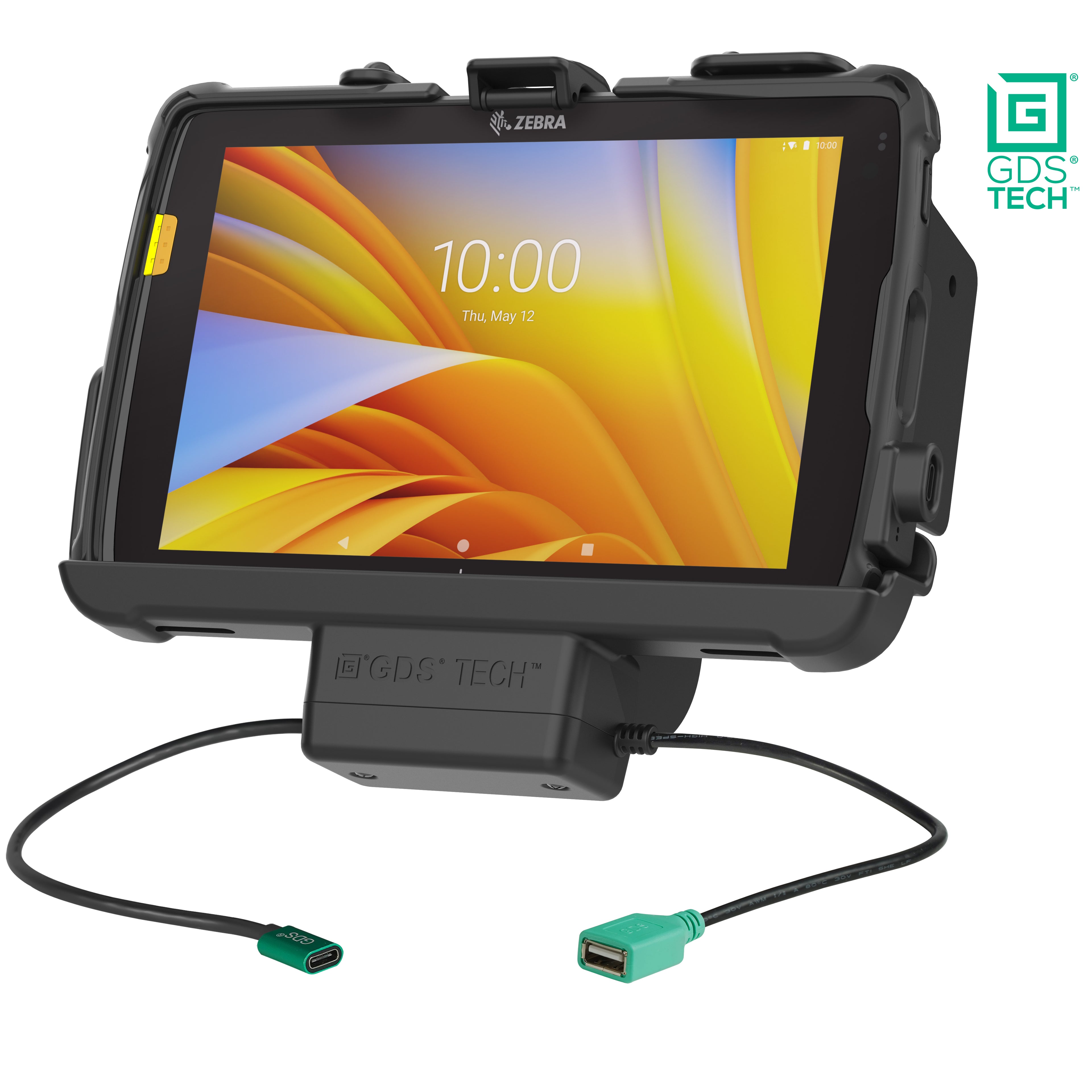 GDS® oplaadstation met oplaadfunctie en data ondersteuning voor Zebra ET4x 20,32 cm met IntelliSkin® - RAM Mounts RAM-GDS-DOCK-ZE20PDU afbeelding 1