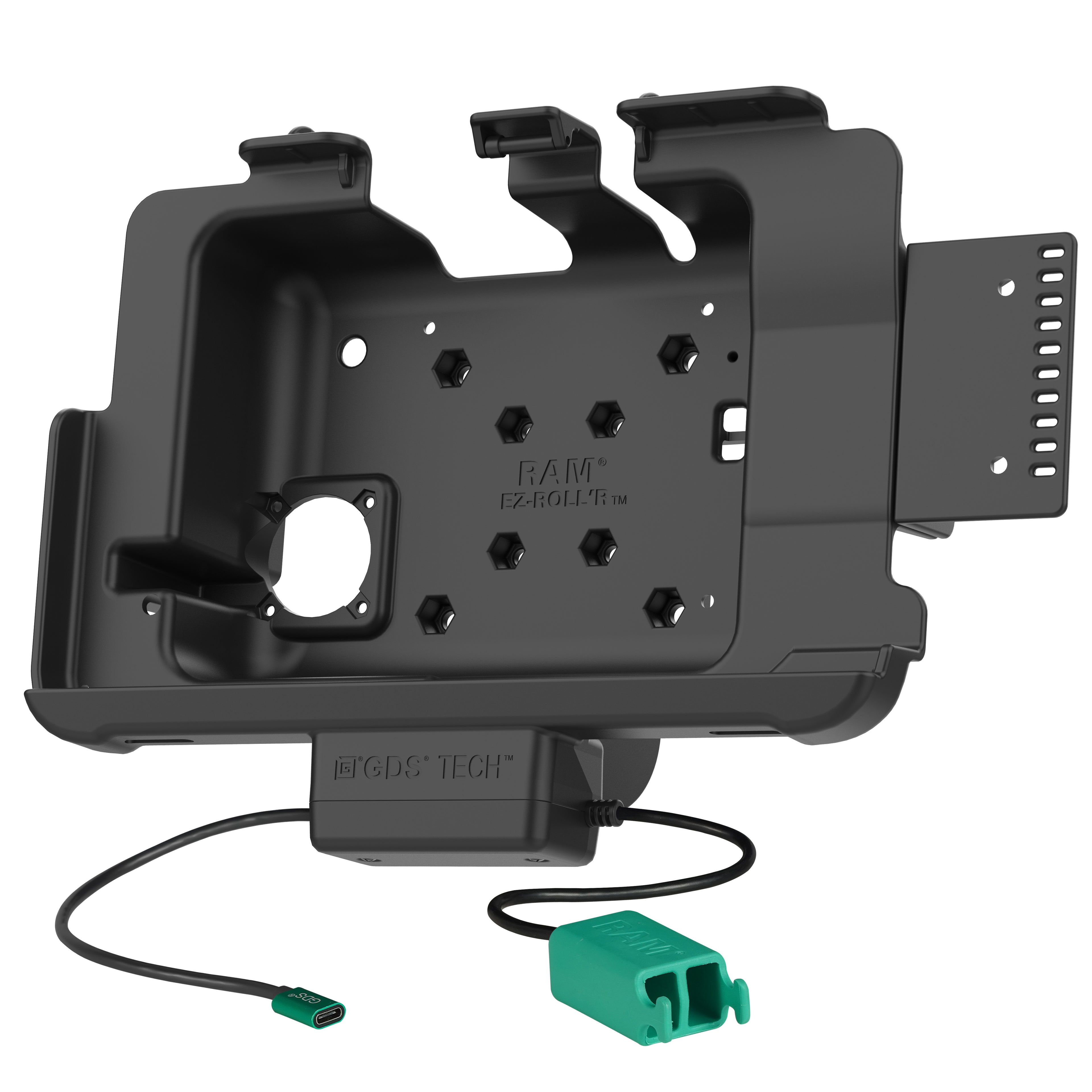 GDS® Dock met oplaadfunctie en dubbele USB voor Zebra & ET10,16 cm (4") X 25,40 cm (10") met IntelliSkin® - RAM Mounts RAM-GDS-DOCK-ZE21PD2U afbeelding 2