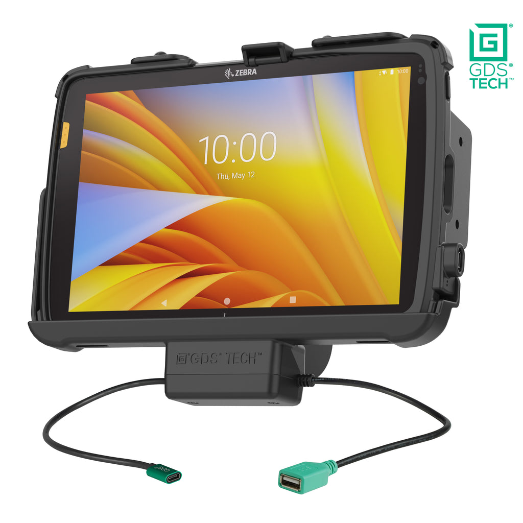 GDS® Oplaadstation met oplaadfunctie en data ondersteuning voor Zebra ET10,16 cm (4") X 25,40 cm (10") met IntelliSkin® - RAM Mounts RAM-GDS-DOCK-ZE21PDU afbeelding 1