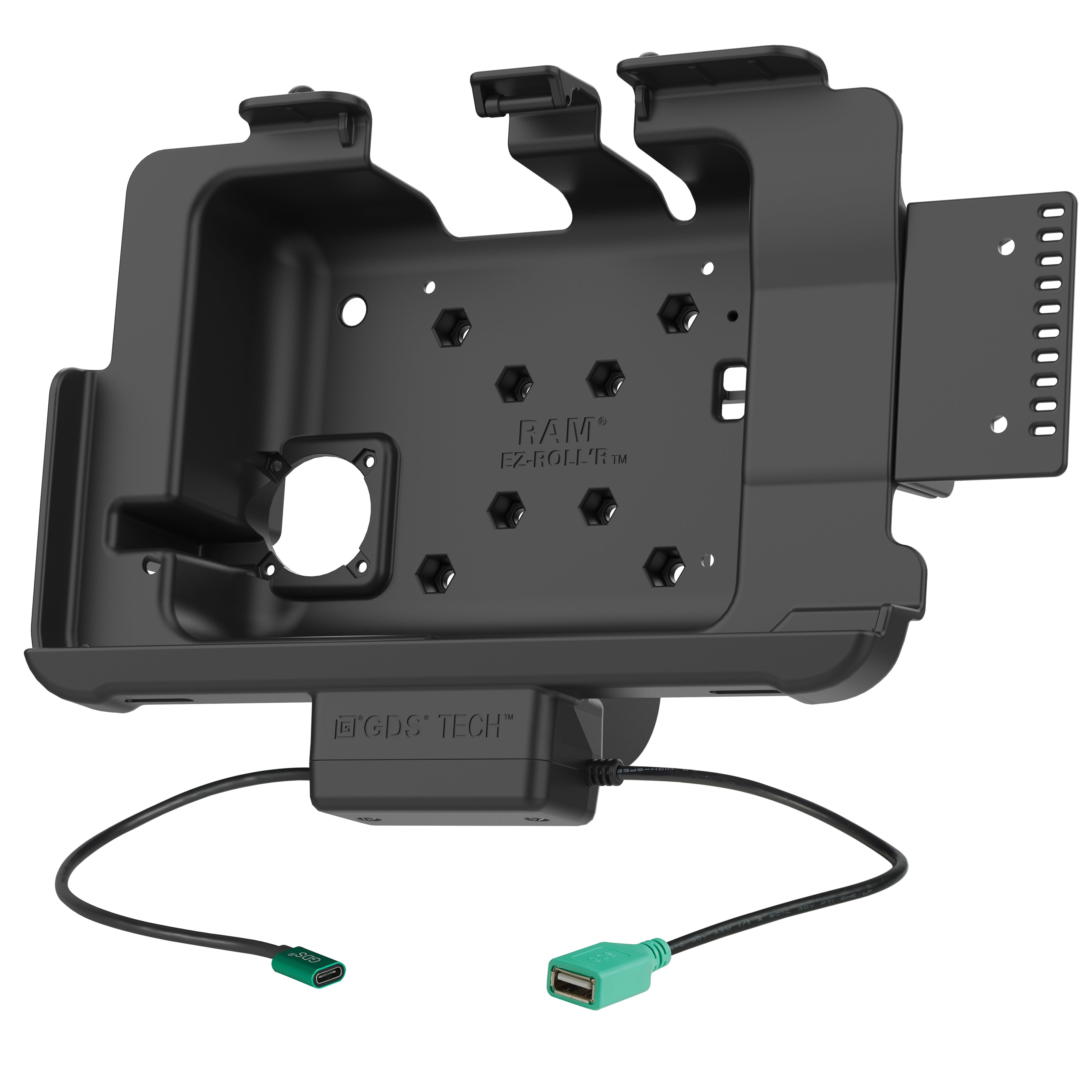 GDS® Oplaadstation met oplaadfunctie en data ondersteuning voor Zebra ET10,16 cm (4") X 25,40 cm (10") met IntelliSkin® - RAM Mounts RAM-GDS-DOCK-ZE21PDU afbeelding 2