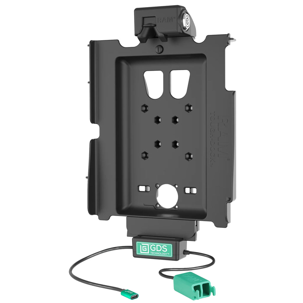 Vergrendeling GDS® Tough-Dock™ + Dual USB-A voor iPad Pro 12.9, Pro 13 & Air 13 - RAM Mounts RAM-GDS-DOCKL-AP37CD2U afbeelding 2