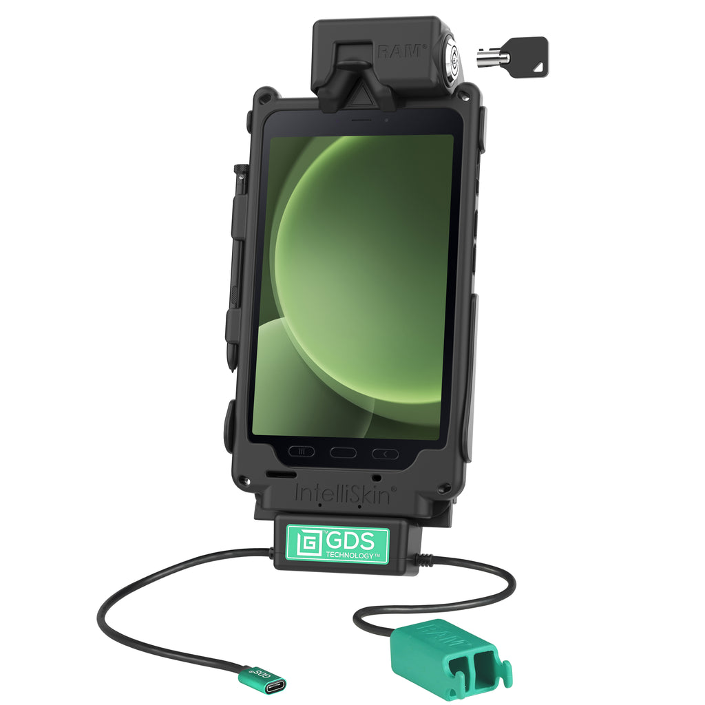 Locking GDS® Tough-Dock™ + Dual USB-A voor Samsung Tab Active5 & 3 - RAM Mounts RAM-GDS-DOCKL-SAM62CD2U afbeelding 1