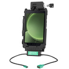 Vergrendelende GDS® Tough-Dock™ + Enkele USB-A voor Samsung Tab Active5 & 3 - RAM Mounts RAM-GDS-DOCKL-SAM62CDU afbeelding 1