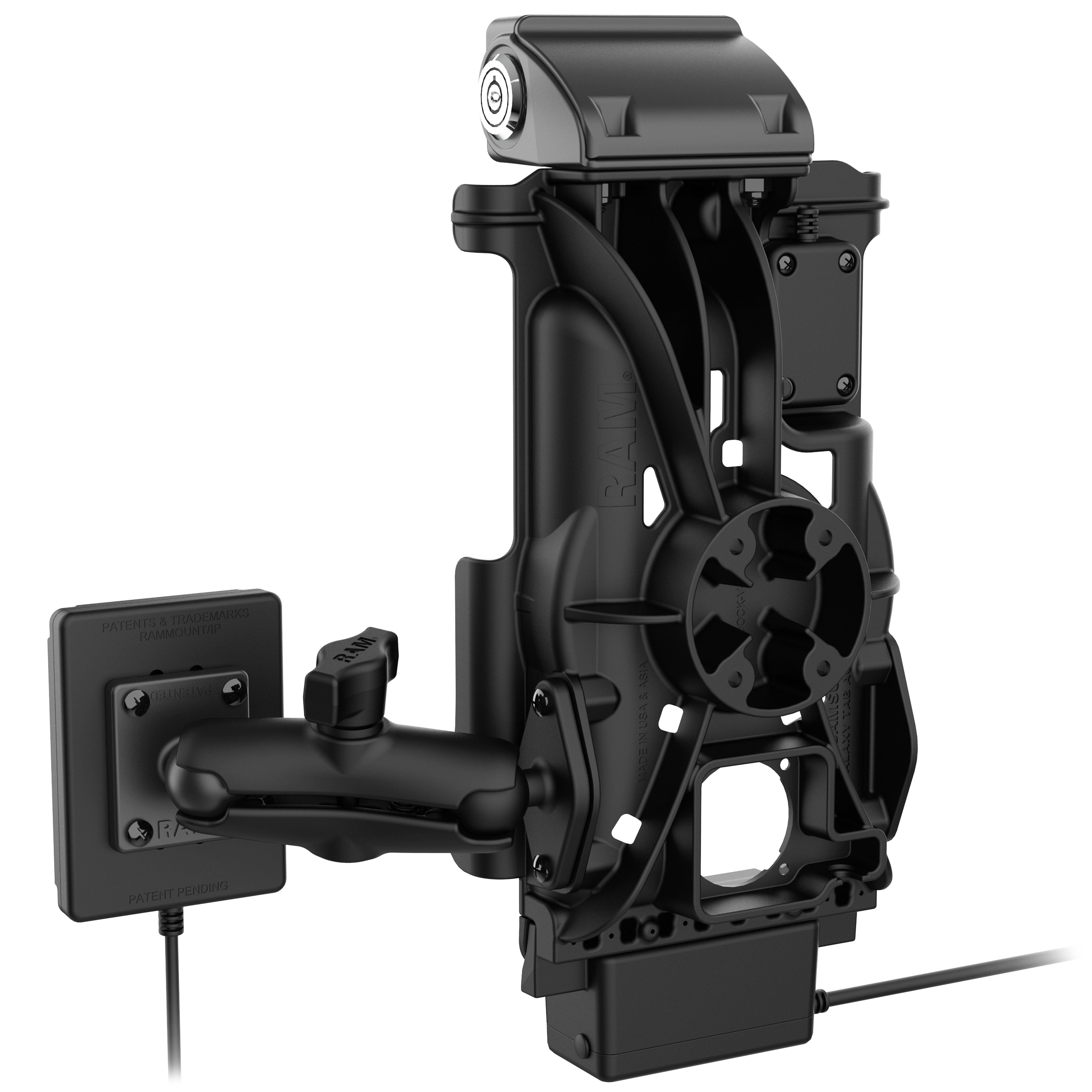 Locking GDS® Tough-Dock™ voor Tab Active5 & 3 met NFC Extender - RAM Mounts RAM-GDS-DOCKL-SAM62CP-NFCU afbeelding 3