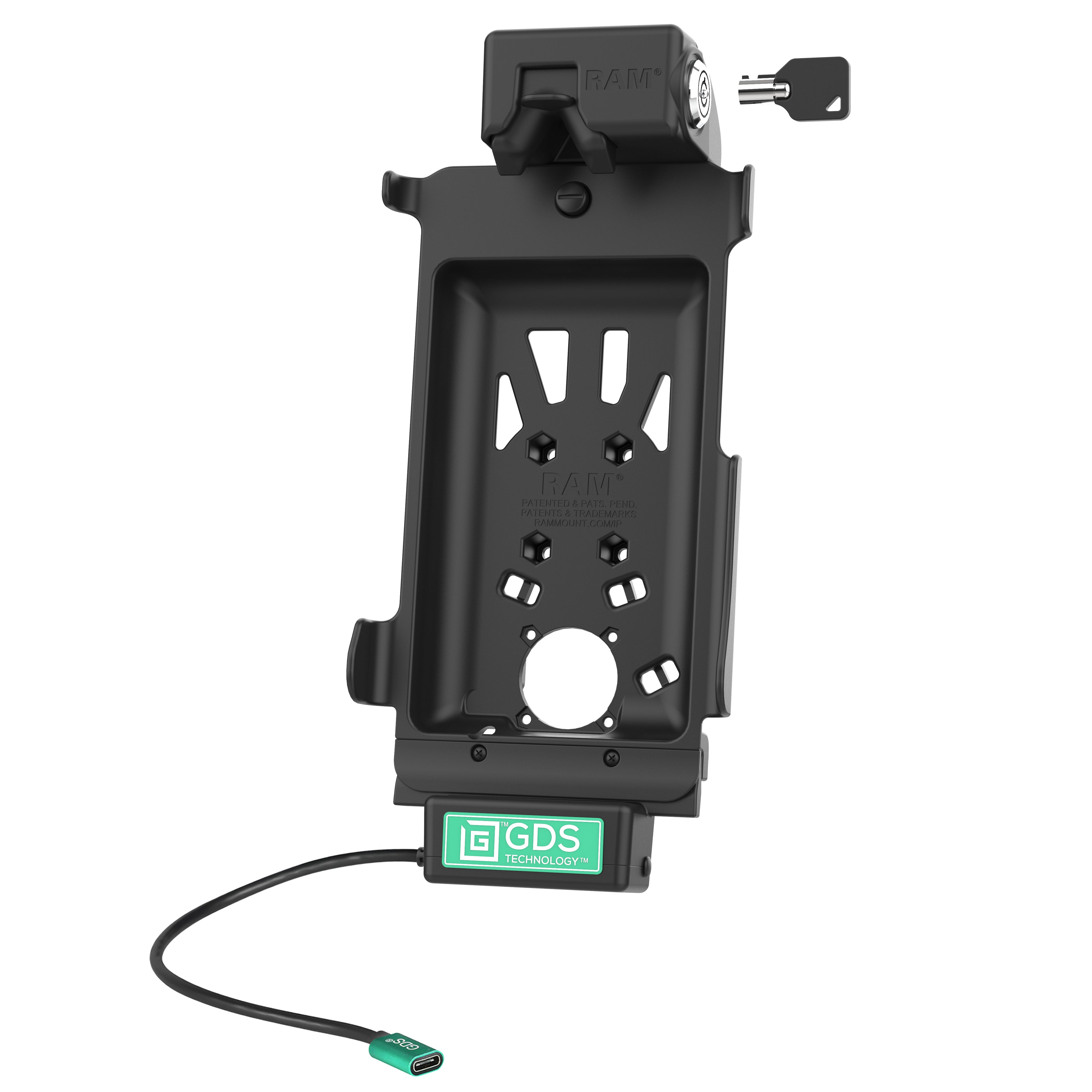 Vergrendelings GDS® Tough-Dock™ voor Tab Active5 & 3 - RAM Mounts RAM-GDS-DOCKL-SAM62CPU afbeelding 2