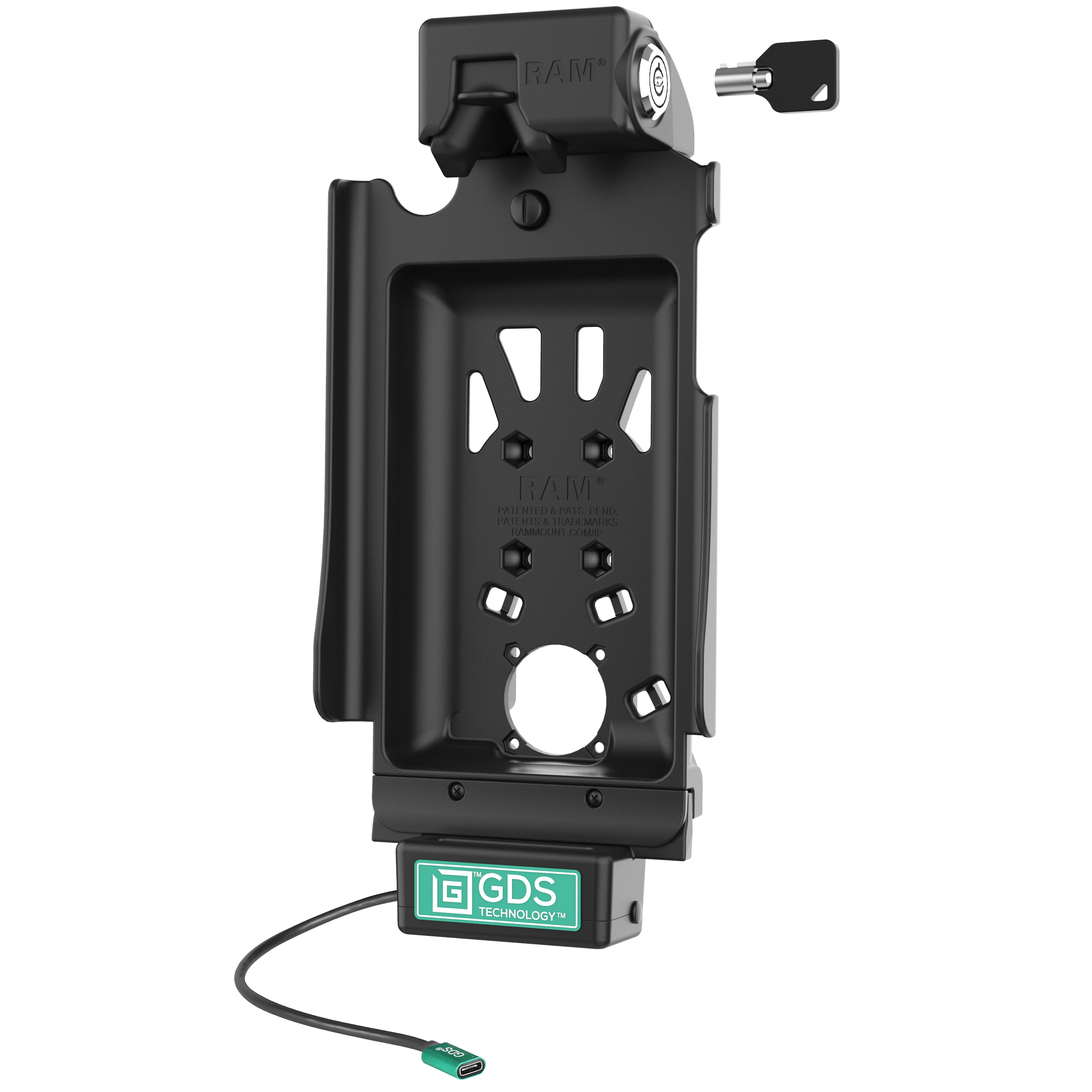 GDS® Tough-Dock™ vergrendelen voor Samsung Tab A 8.0 (2018) SM-T387 - RAM Mounts RAM-GDS-DOCKL-SAM63CPU afbeelding 2