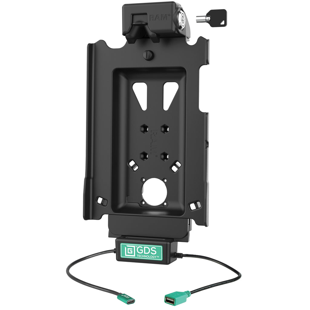 GDS® Tough-Dock™ + enkele USB-A voor Samsung Tab A8 10.5" SM-X200 vergrendelen - RAM Mounts RAM-GDS-DOCKL-SAM83CDU afbeelding 2
