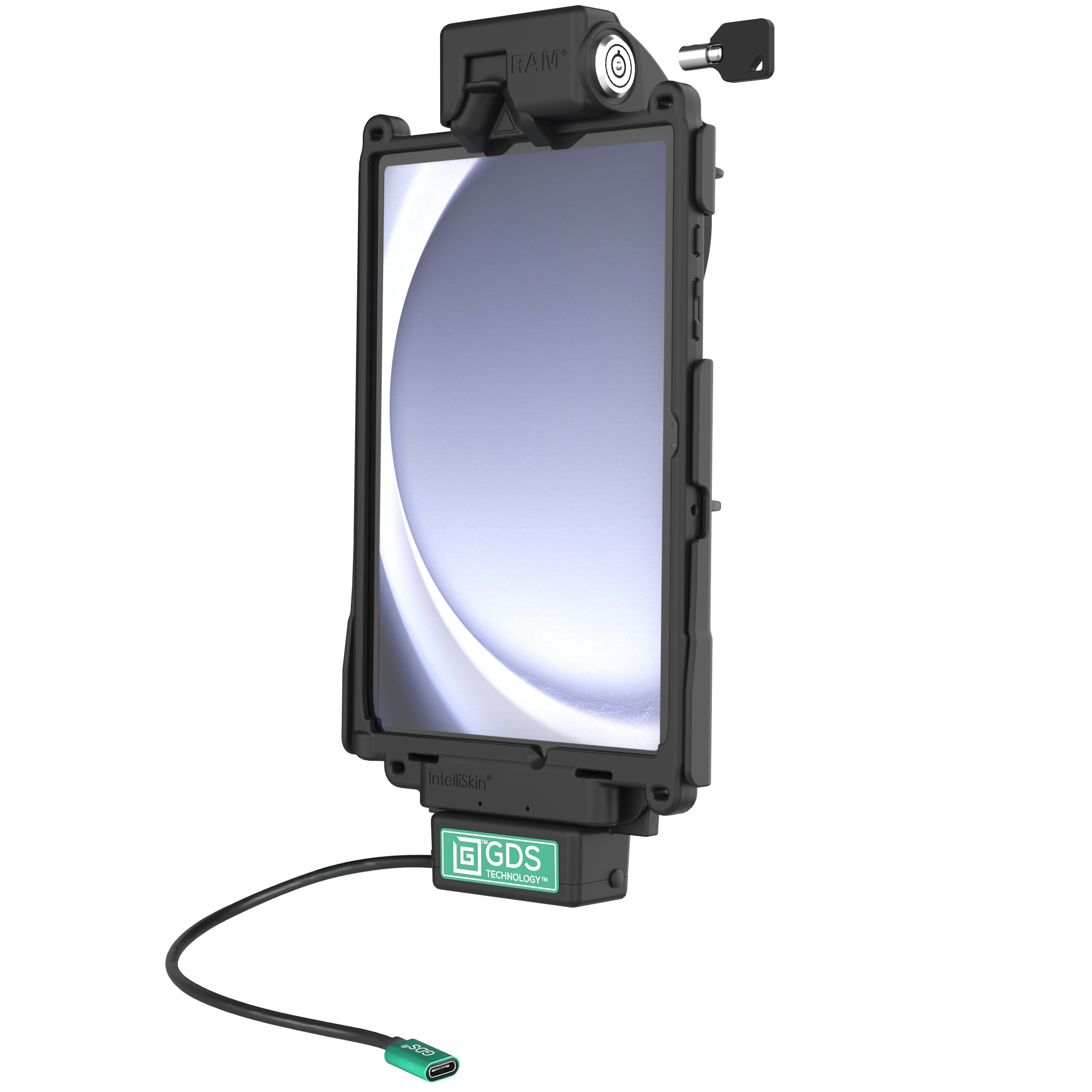 Vergrendelbare GDS tough dock voor Samsung tab A11 tab A9 - RAM Mounts RAM-GDS-DOCKL-SAM88CPU