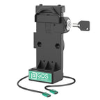 GDS® Uni-Conn™ Vergrendelbare Veerspanning Geladen Stroom + Enkele USB-C Dock - RAM Mounts RAM-GDS-DOCKL-V12-U1CP-CU afbeelding 1