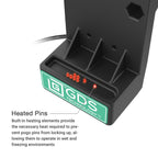 GDS® Uni-Conn™ Vergrendelbare veerbelaste stroom + USB-A dock - Verwarmde pennen - RAM Mounts RAM-GDS-DOCKL-V12-U1CPDHU afbeelding 3