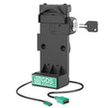 GDS uni conn vergrendelende veerspanning geladen stroom enkele USB a dock - RAM Mounts RAM-GDS-DOCKL-V12-U1CPDU