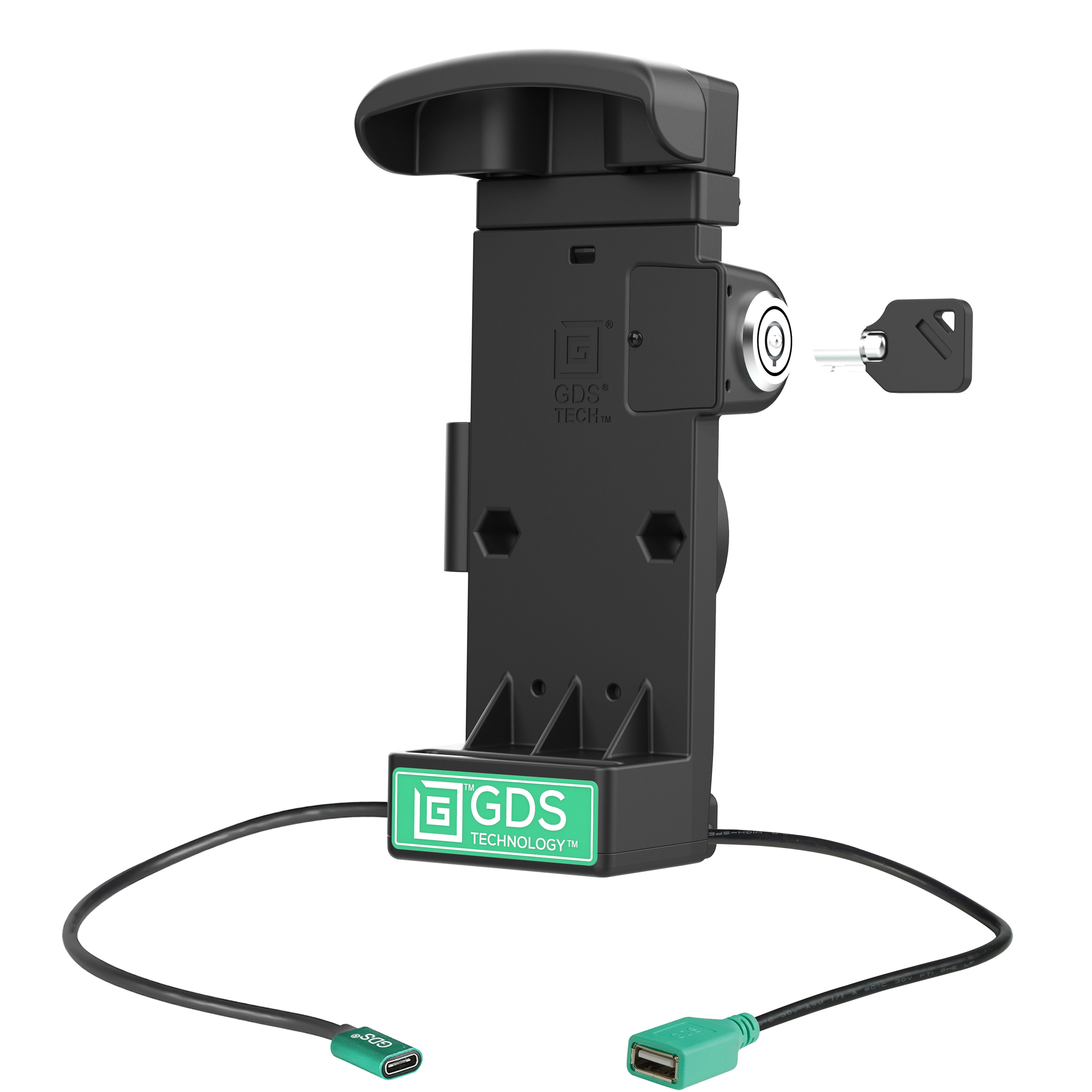 GDS® Vergrendelbaar Powered Dock + USB-A voor Zebra EC50/55 - Verwarmde Pinnen - RAM Mounts RAM-GDS-DOCKL-V12-ZE16CPDHU afbeelding 2