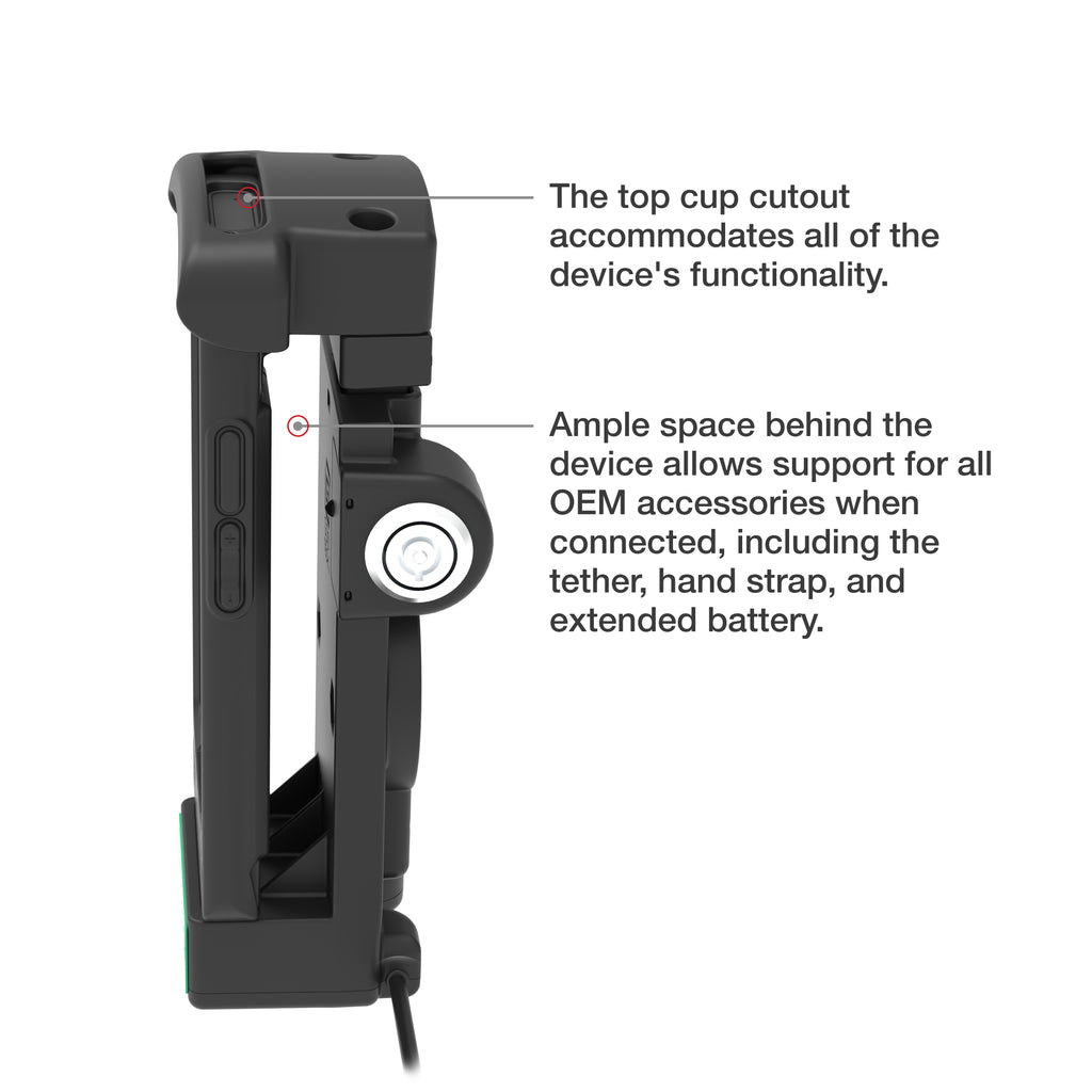 GDS® Vergrendelbaar Aangedreven Dock + USB-A voor Zebra EC50/55 - RAM Mounts RAM-GDS-DOCKL-V12-ZE16CPDU afbeelding 6