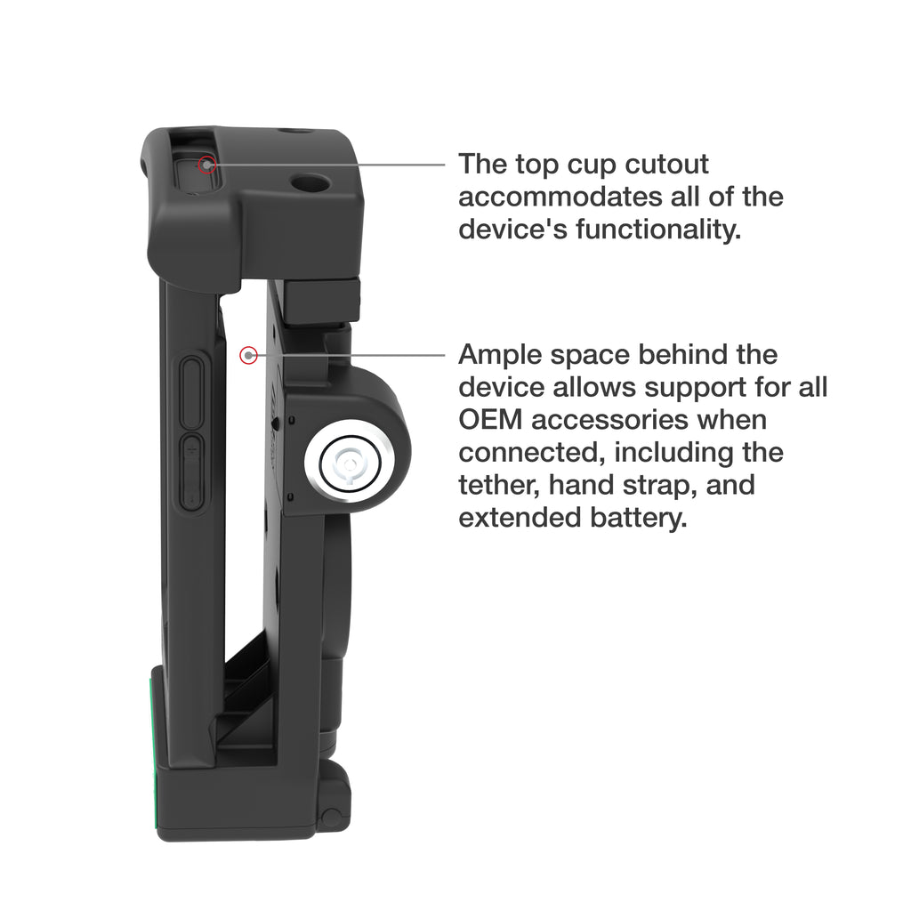 GDS® Vergrendelend Aangedreven Dock voor Zebra EC50/55 - RAM Mounts RAM-GDS-DOCKL-V12-ZE16CPU afbeelding 6