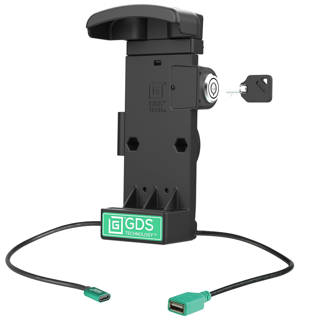 GDS® Vergrendelbaar Aangedreven Dock + USB-A voor Zebra TC2x & TC5x - Verwarmde Pinnen - RAM Mounts RAM-GDS-DOCKL-V12-ZE2434CPDHU afbeelding 2