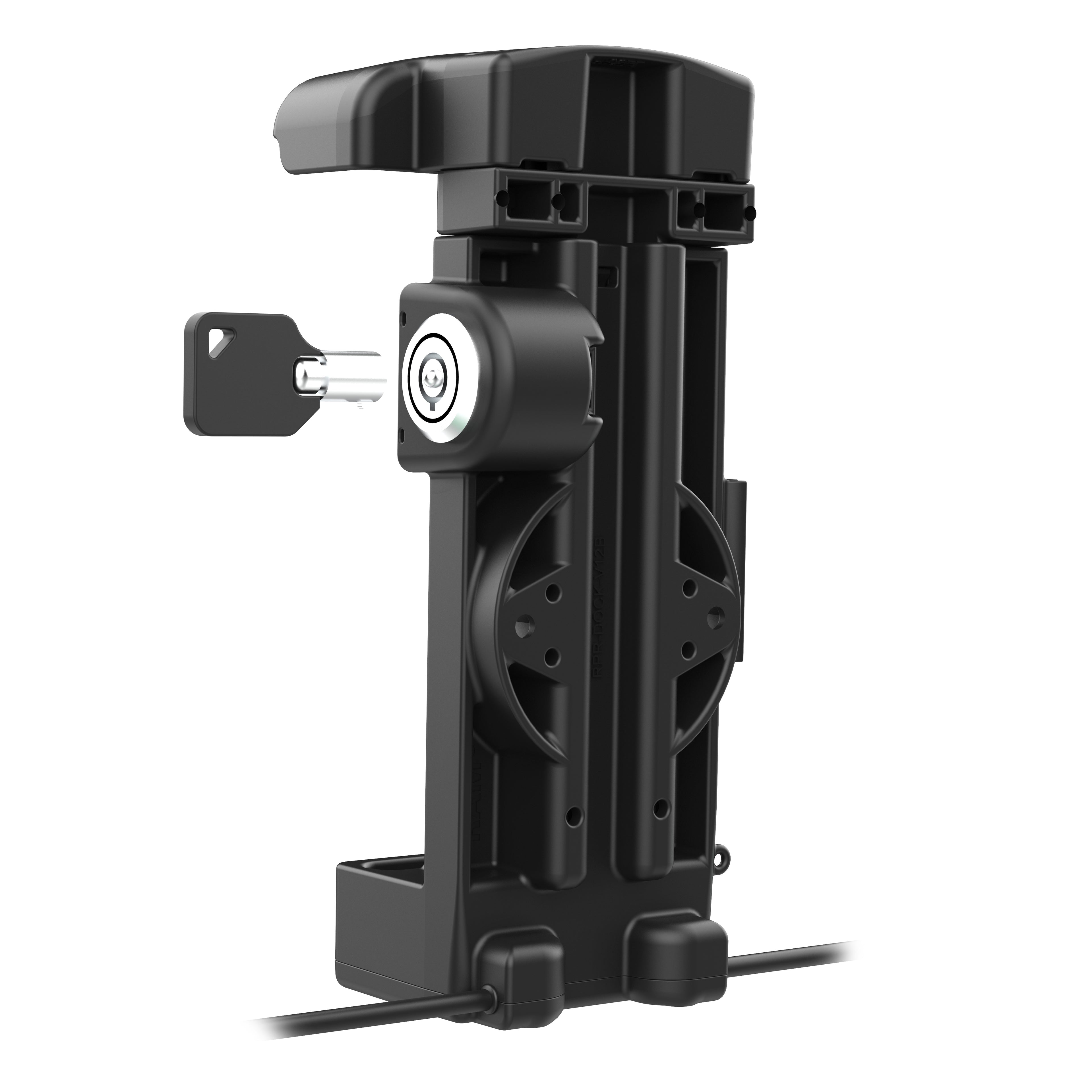 GDS® Vergrendelbaar Aangedreven Dock + USB-A voor Zebra TC2x & TC5x - Verwarmde Pinnen - RAM Mounts RAM-GDS-DOCKL-V12-ZE2434CPDHU afbeelding 3