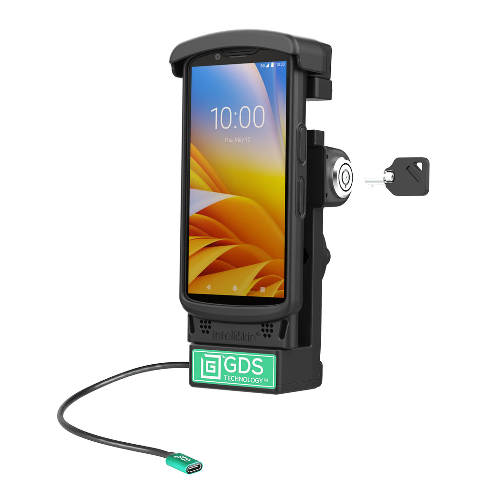 GDS® Vergrendelend Aangedreven Dock voor Zebra TC2x & TC5x - RAM Mounts RAM-GDS-DOCKL-V12-ZE2434CPU afbeelding 1
