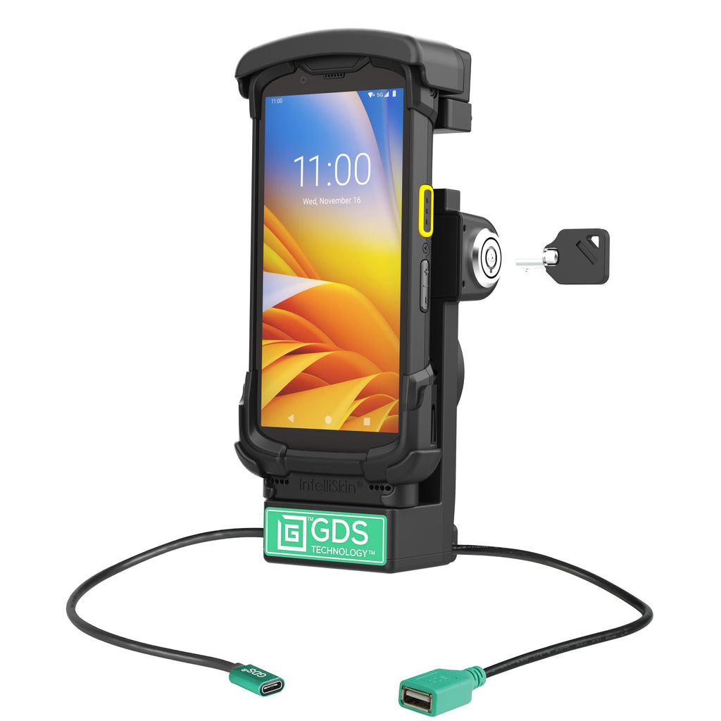 GDS vergrendelend aangedreven dock USB a voor zebra TC7378 - RAM Mounts RAM-GDS-DOCKL-V12-ZE35CPDU