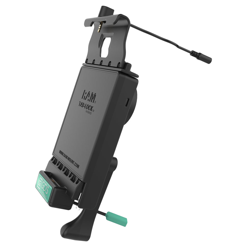 GDS® Voertuig Dock met Audiokabel voor Samsung Tab A 8.0 (2018) SM-T387 - RAM Mounts RAM-GDS-DOCKL-V2-SAM40-AUD1U afbeelding 3