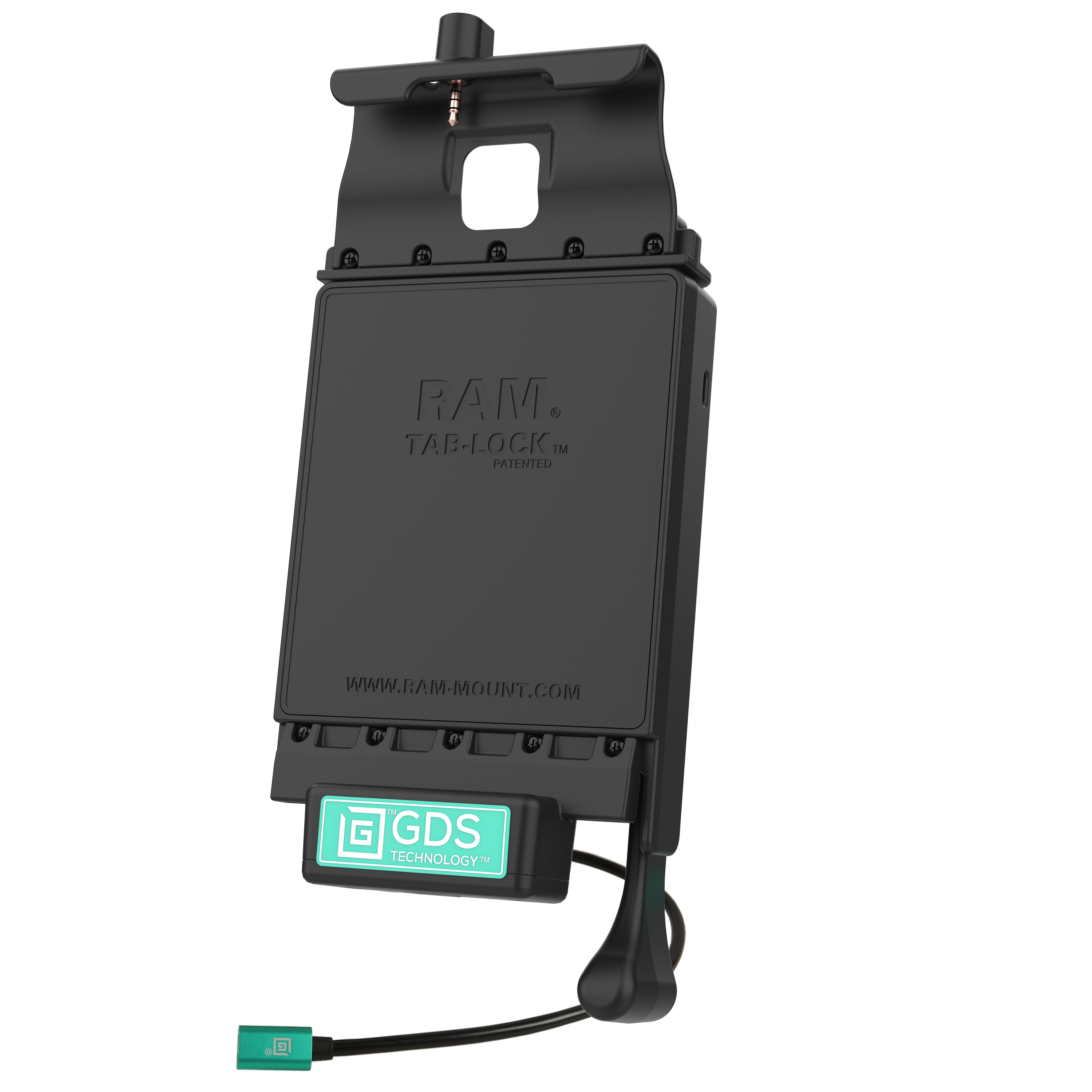 GDS voertuig dock met audiokabel voor Samsung tab a 80 2018 sm T387 - RAM Mounts RAM-GDS-DOCKL-V2-SAM40C-AUD1U